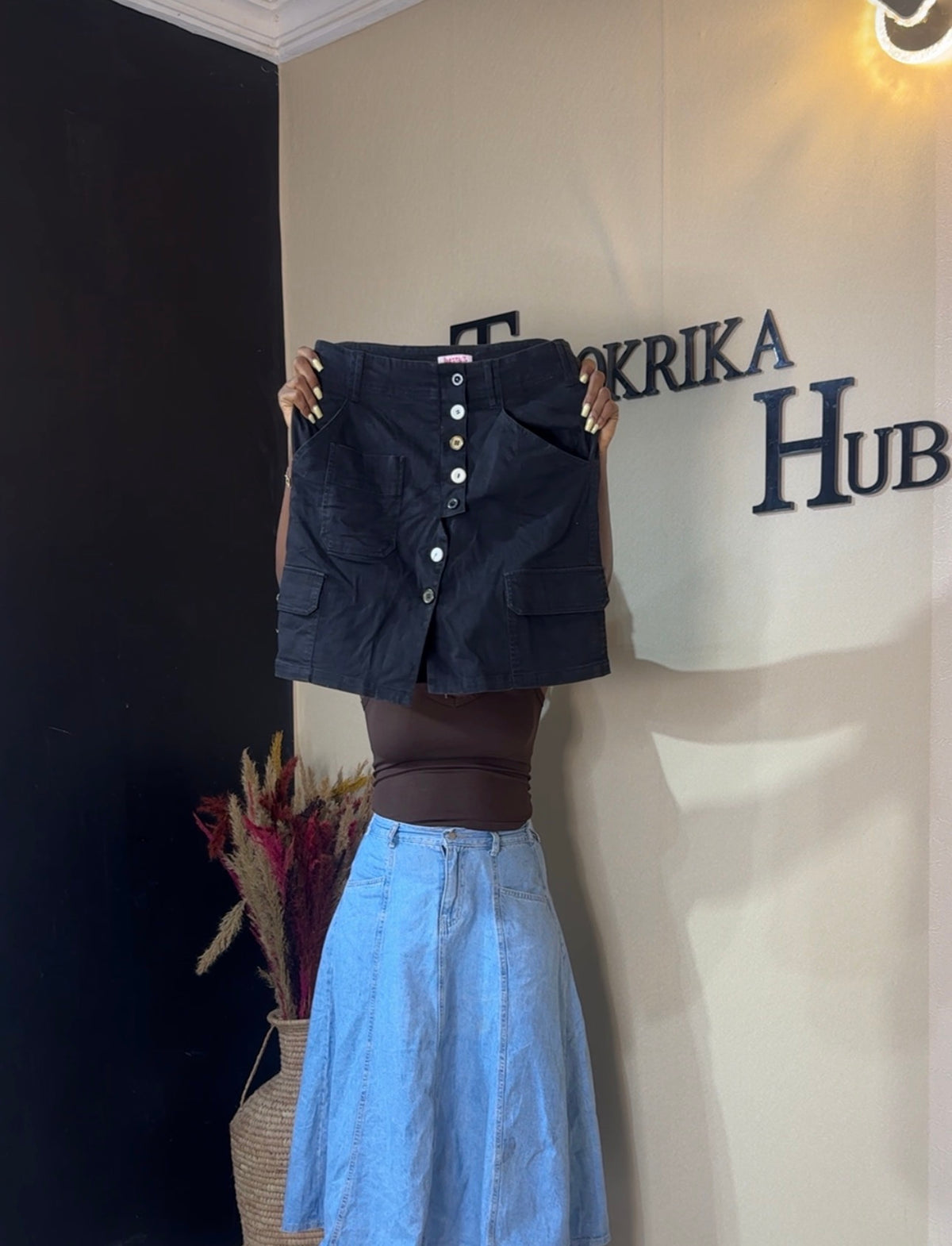 Denim skirt size 14/16
