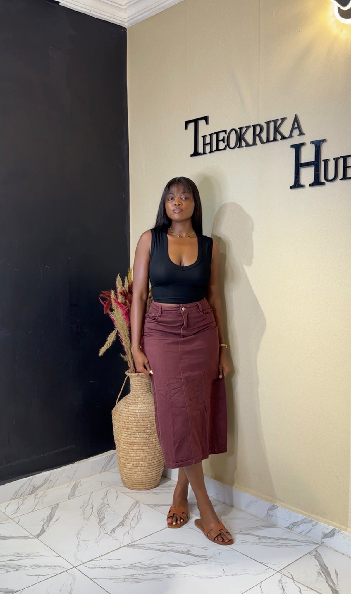 Denim skirt size 12/16