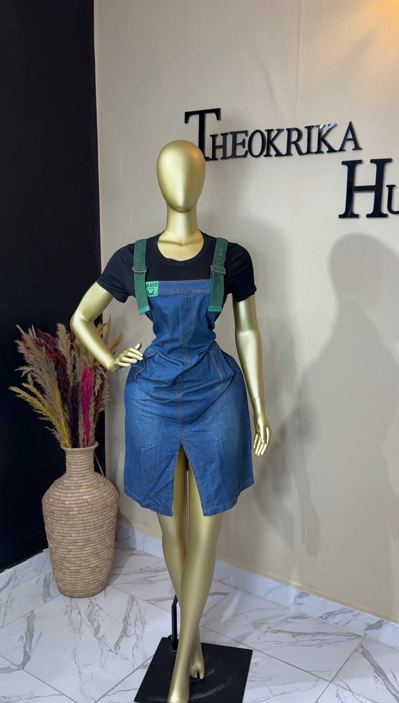 Denim dress size 16