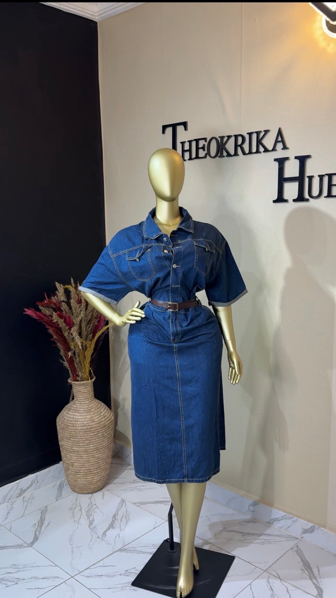 Denim dress size 22/24