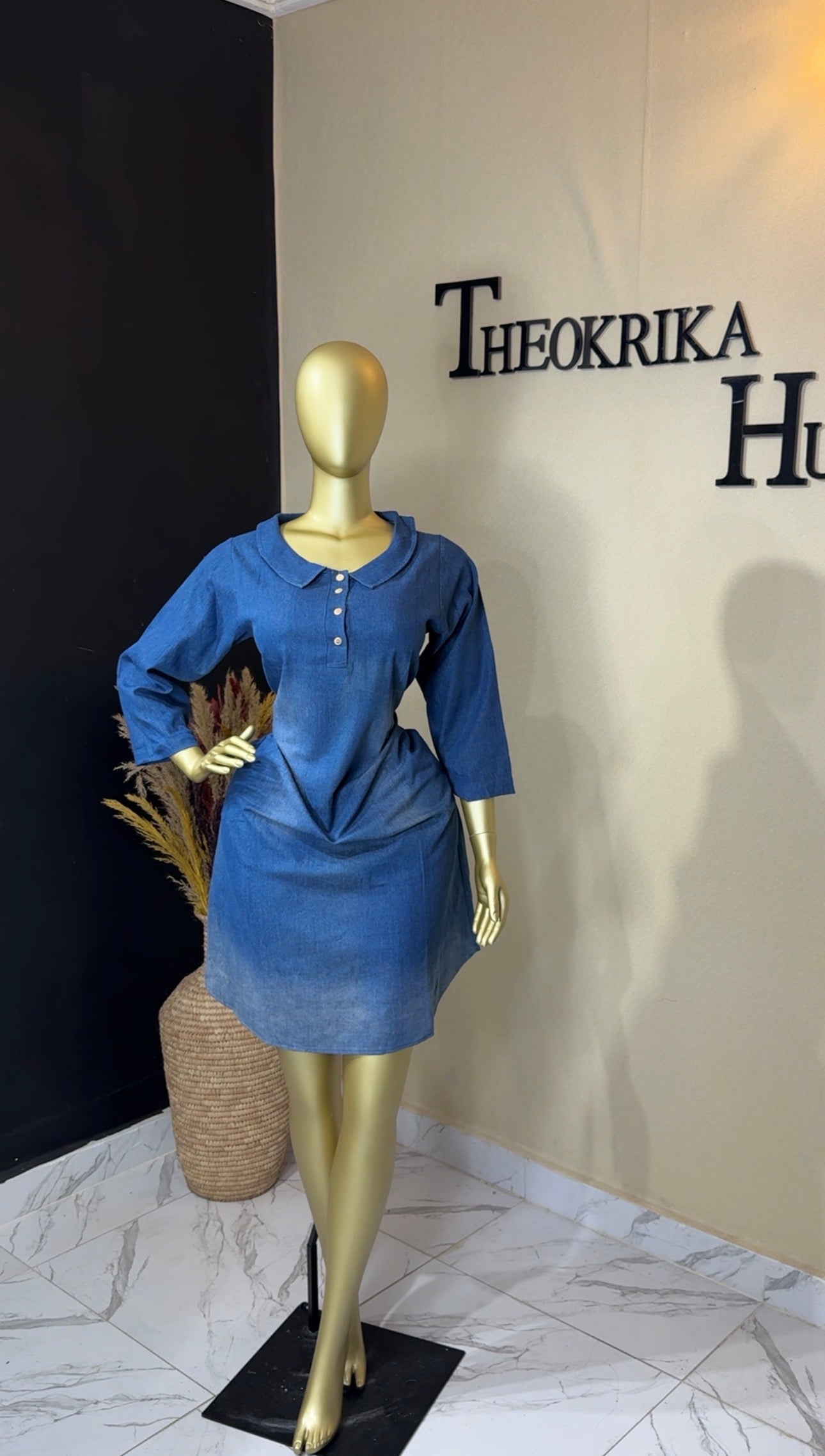 Denim dress size 16/18
