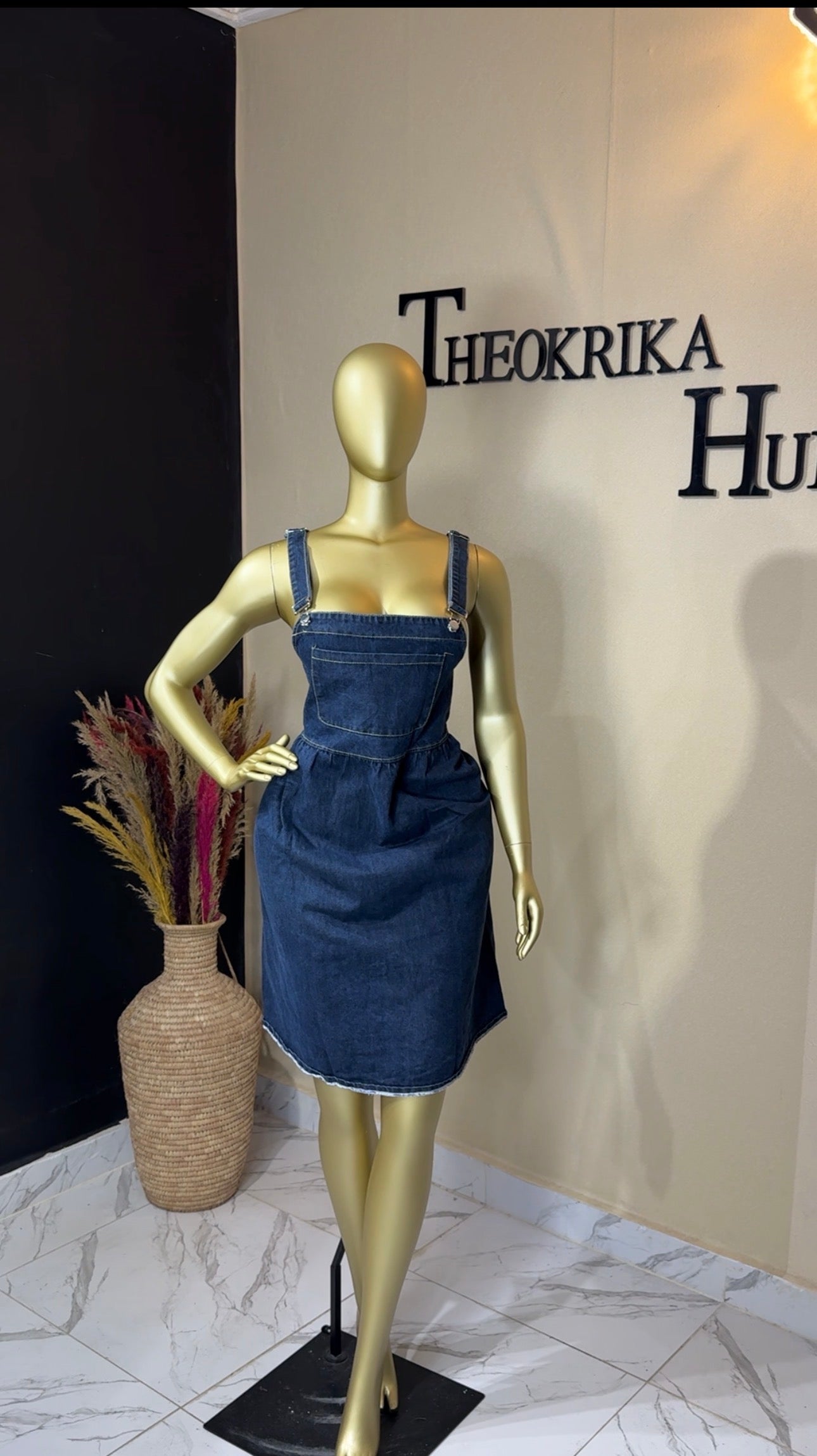 Denim dress size 12