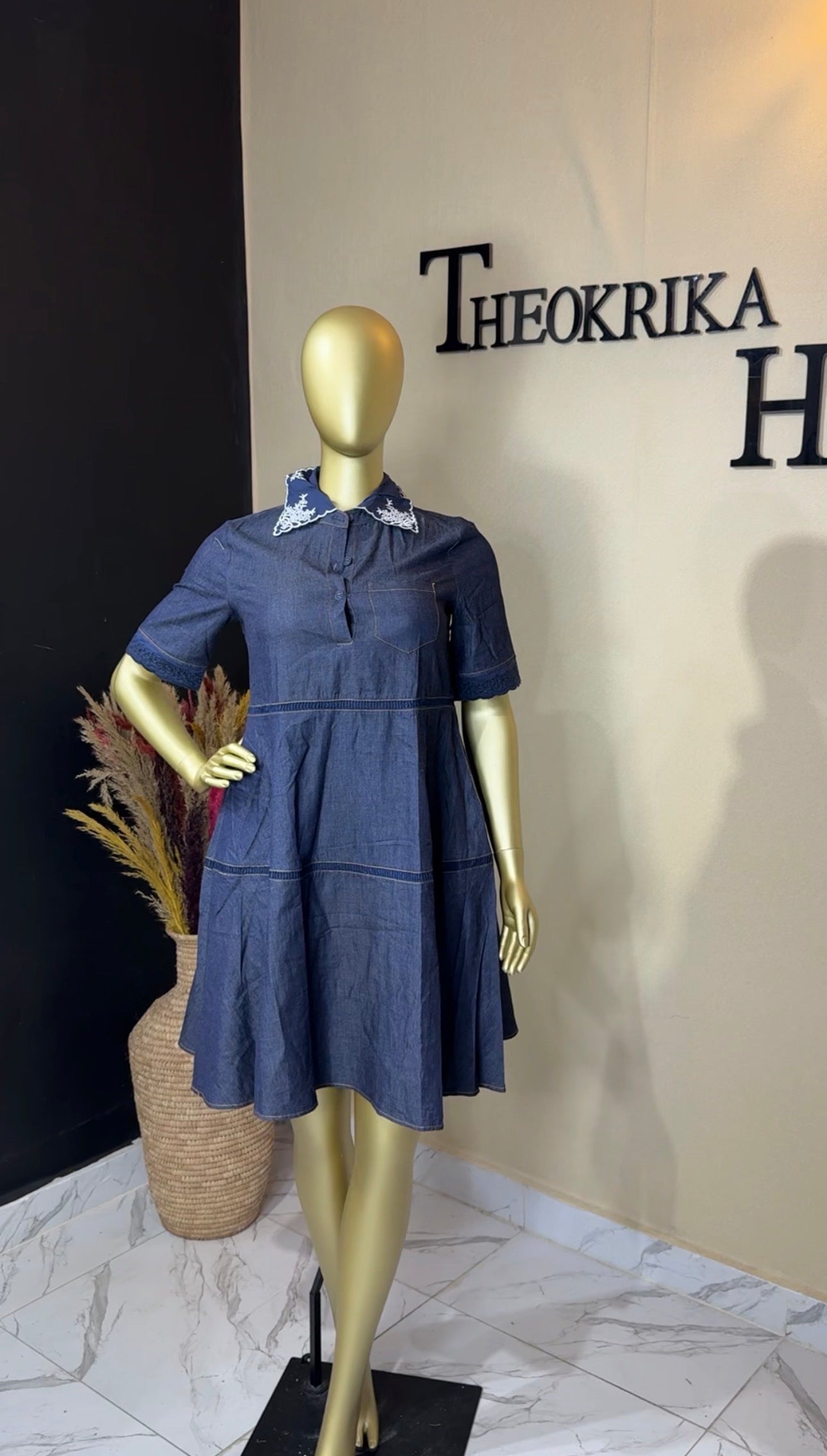 Denim dress size 16/18