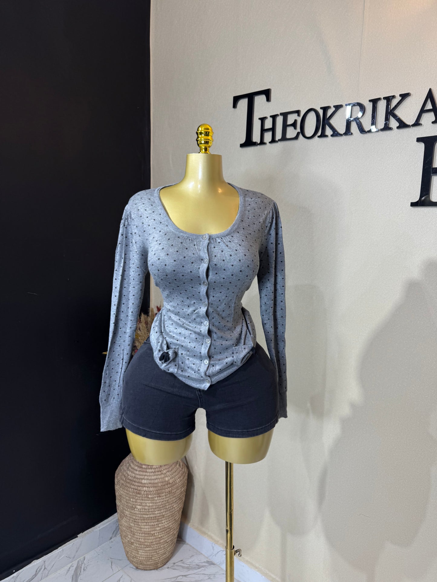 Knitted long sleeve size 10