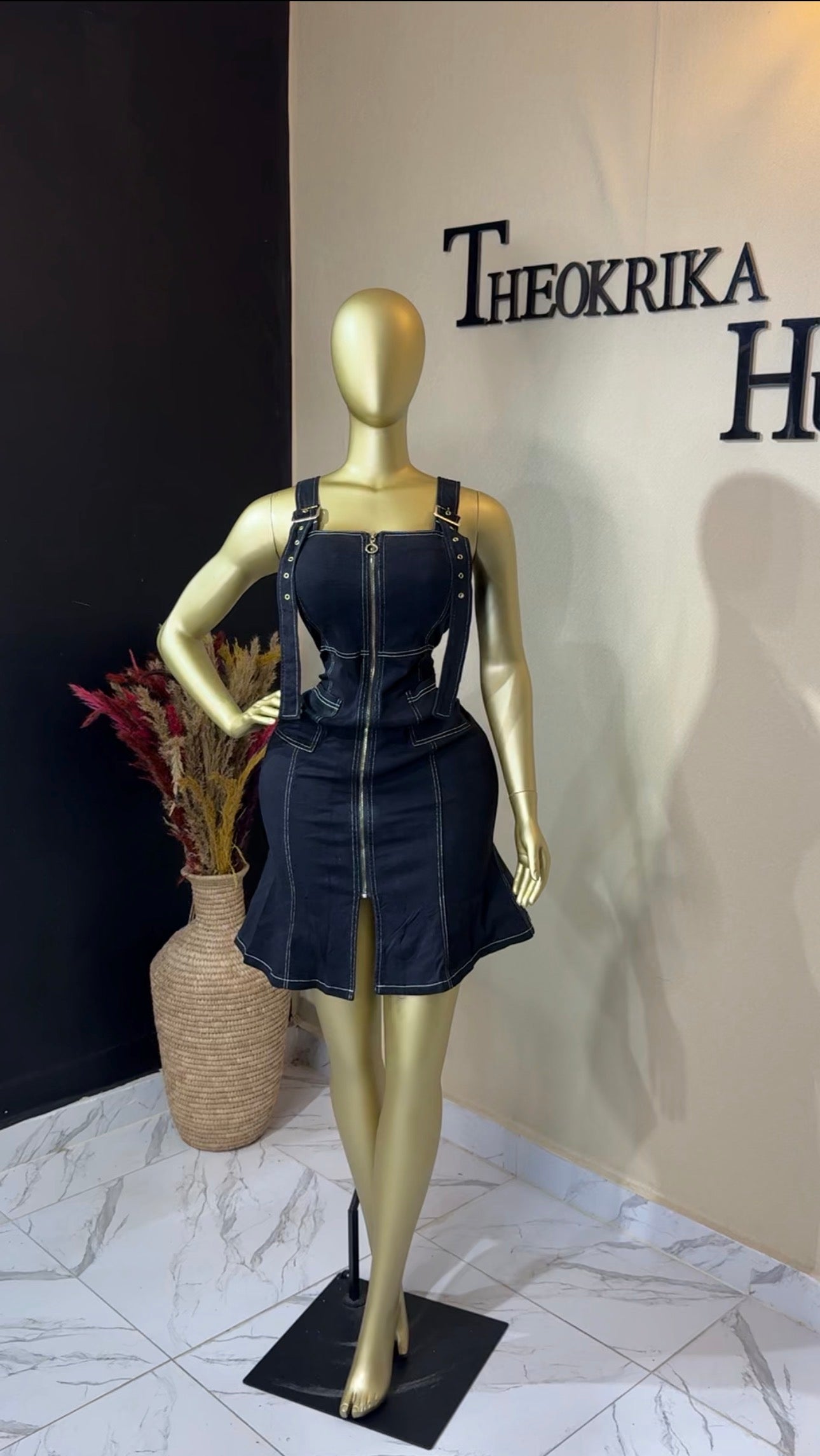 Denim dress size 12/14