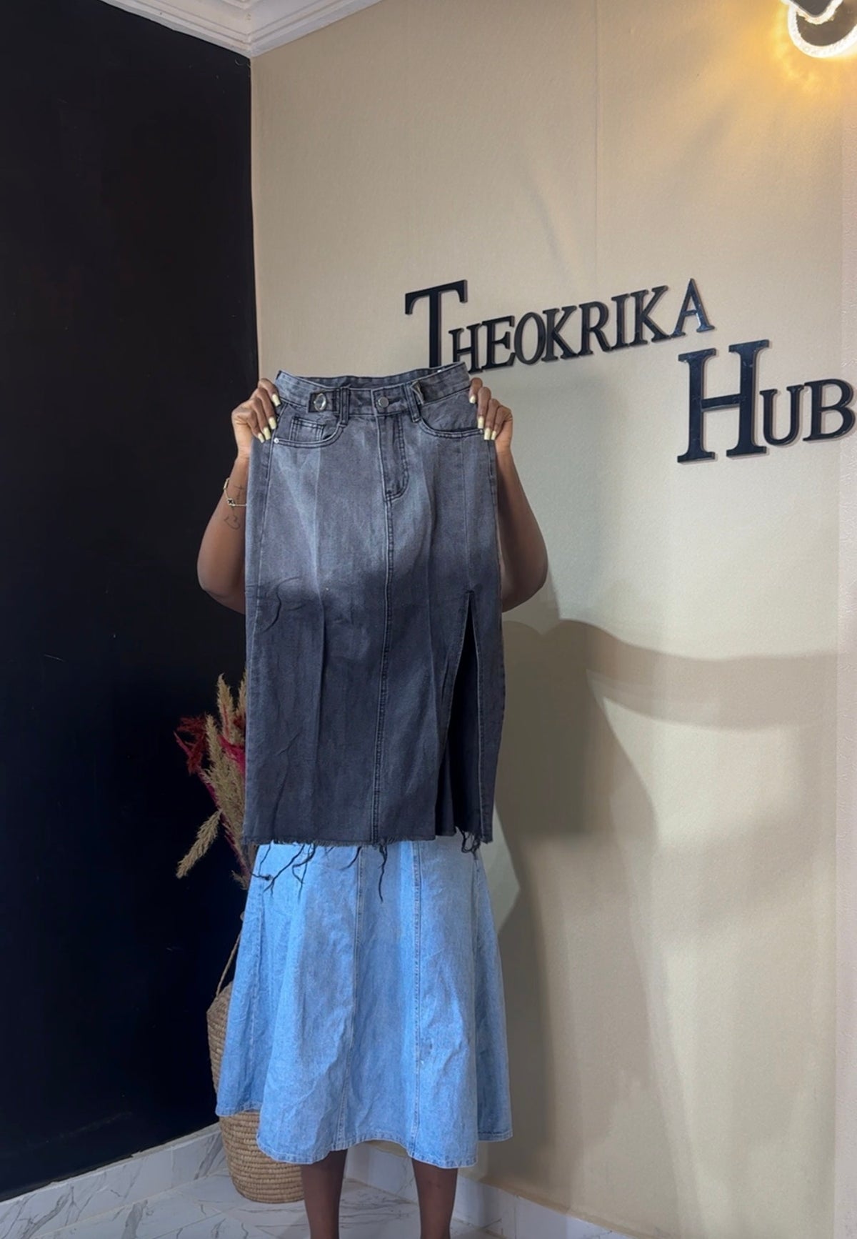 Denim skirt size 4/6