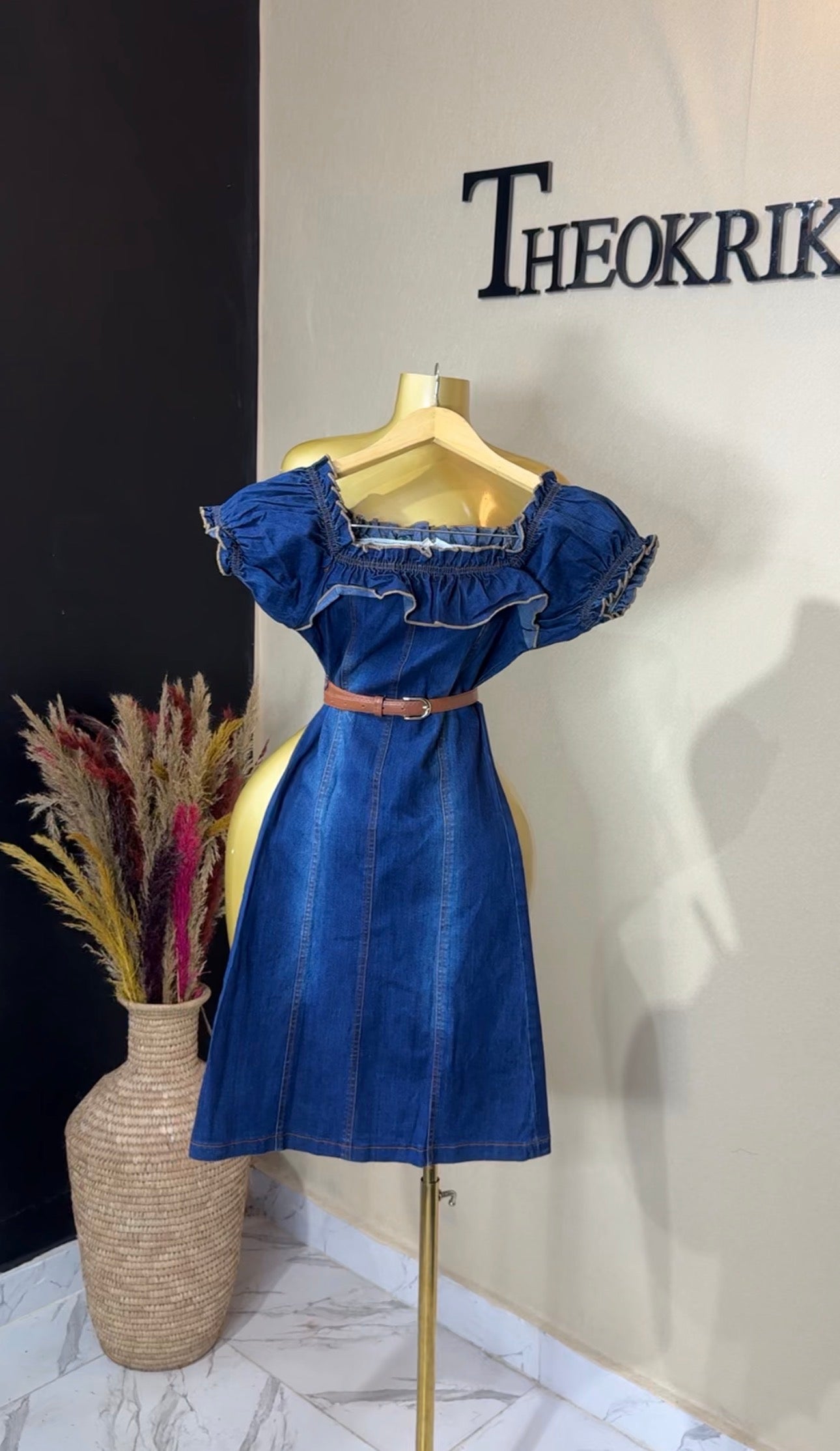 Denim dress size 4/6/8