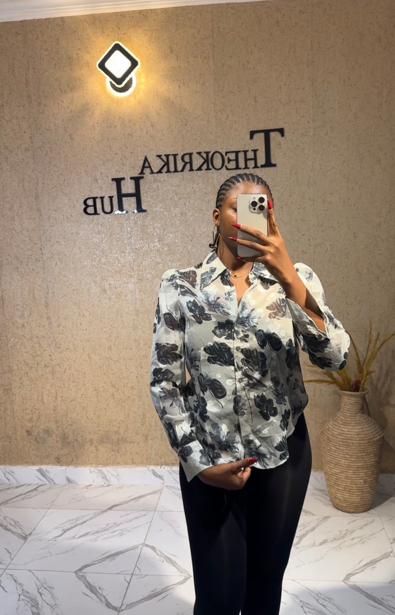 Chiffon Shirt size 8