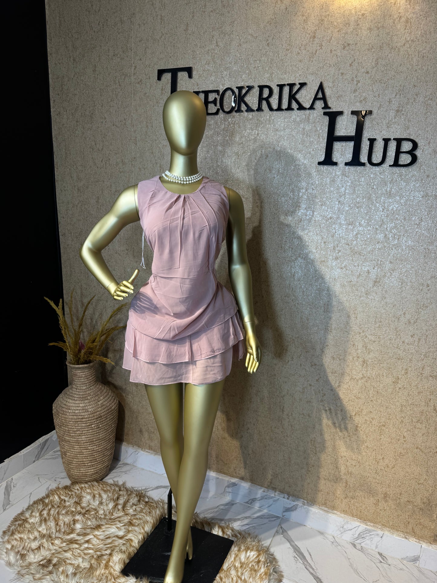Mini chiffon dress size 12