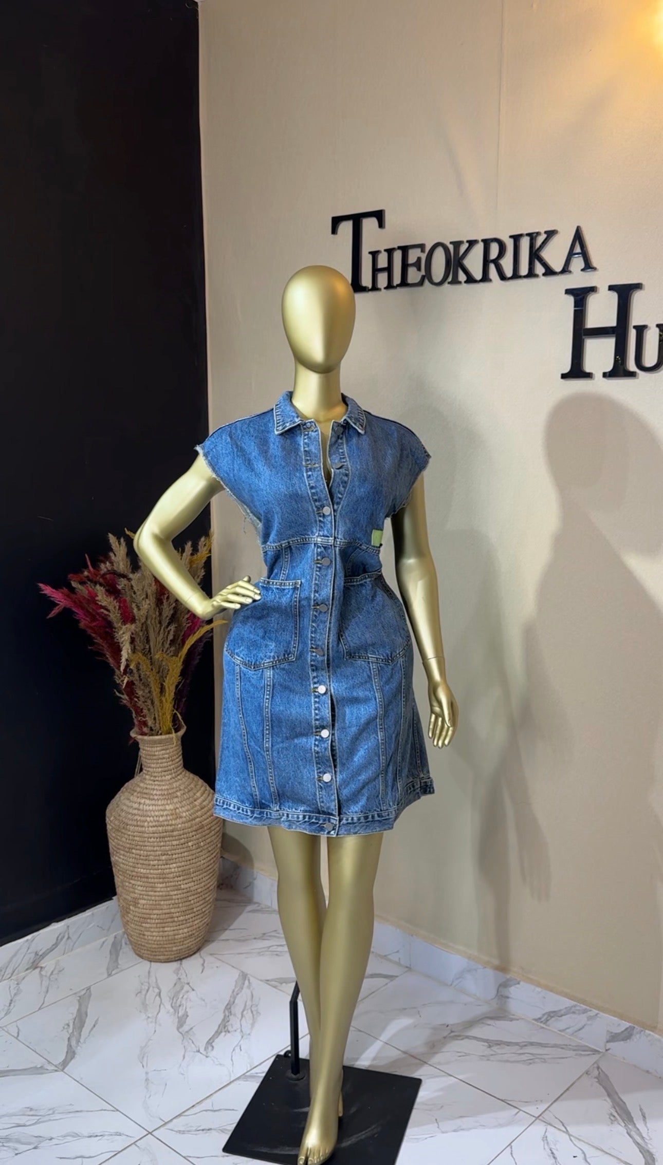 Denim dress size 24/26