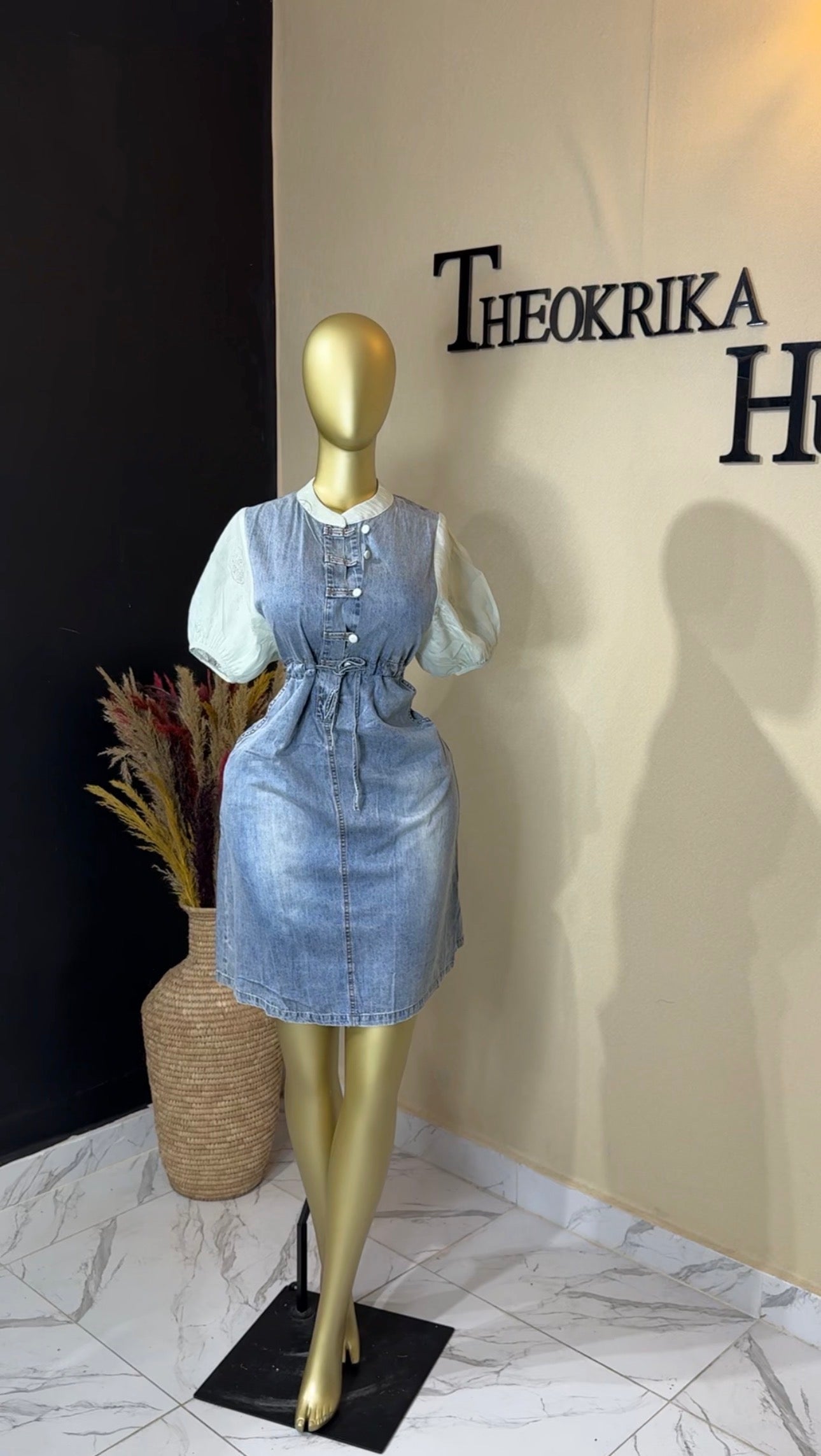 Denim dress size 14/16