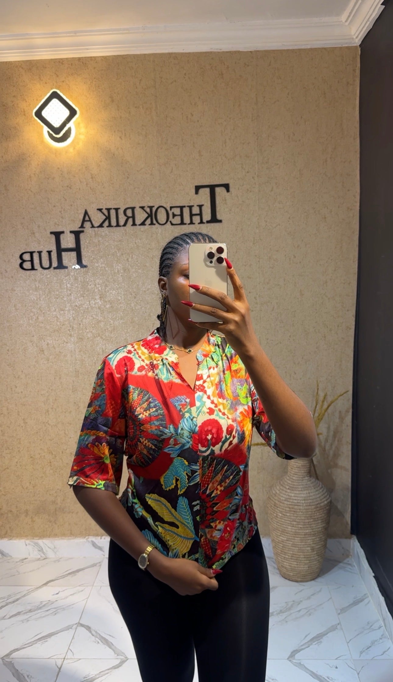 Silk top size 14/16