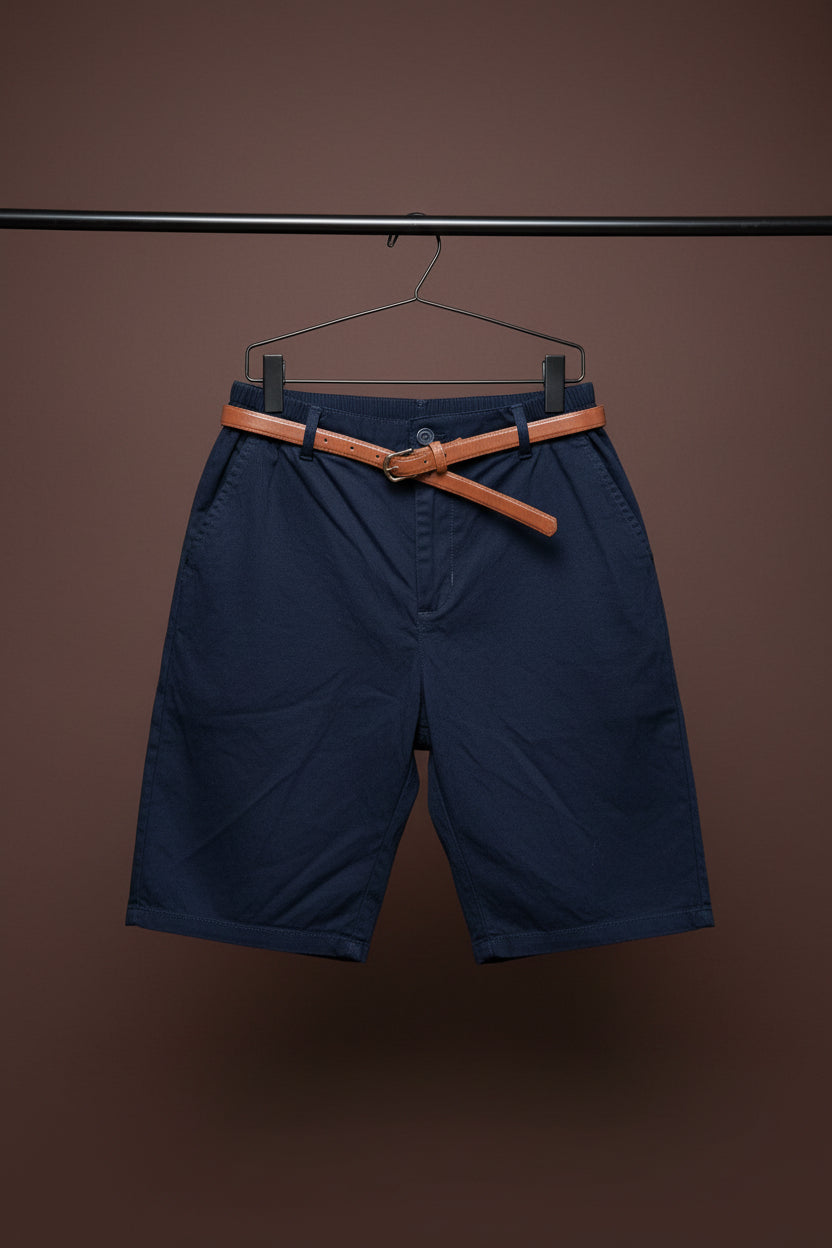 Dark blue Tailored short size 6/8 (no belt)
