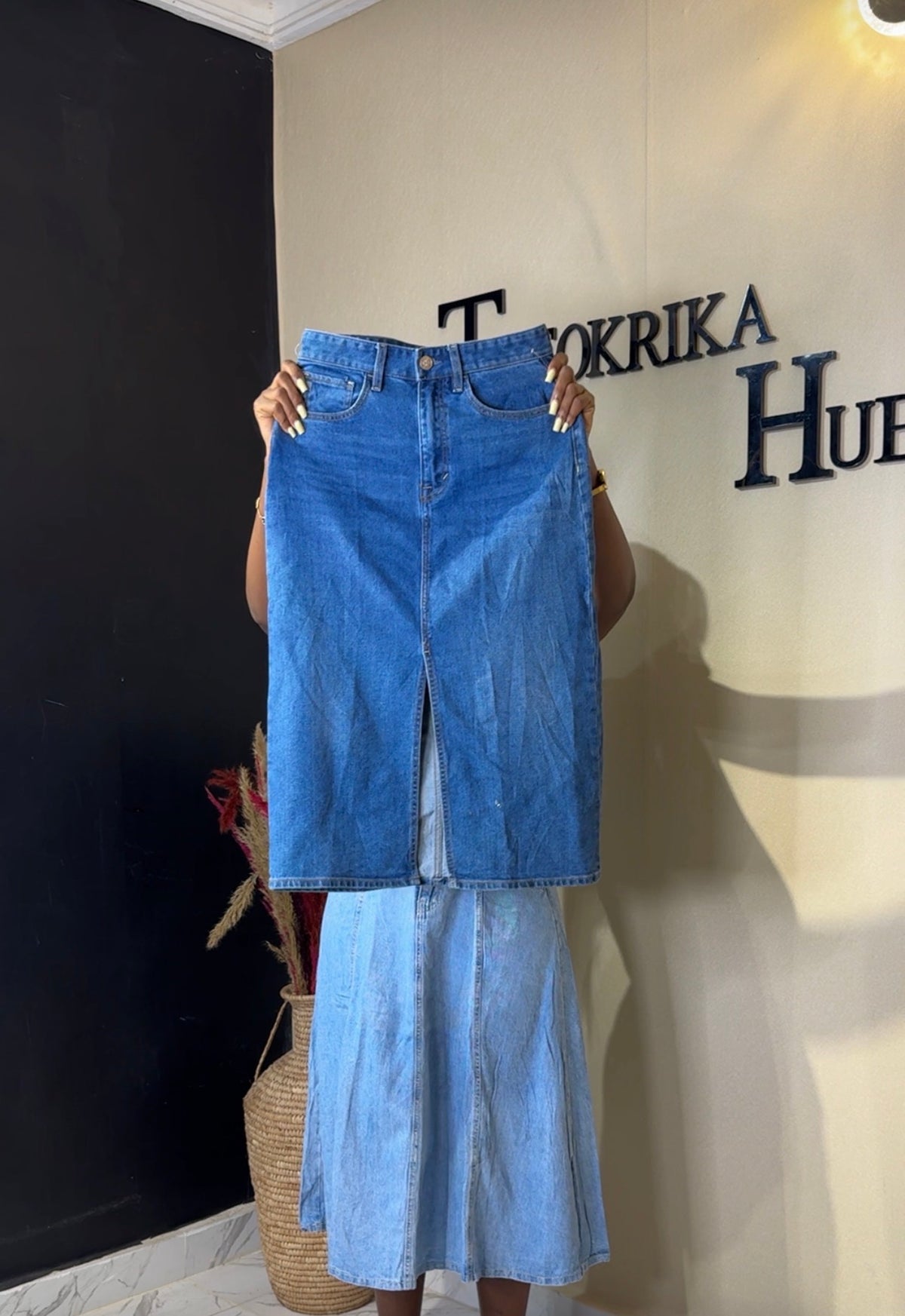 Demin skirt size 8/10