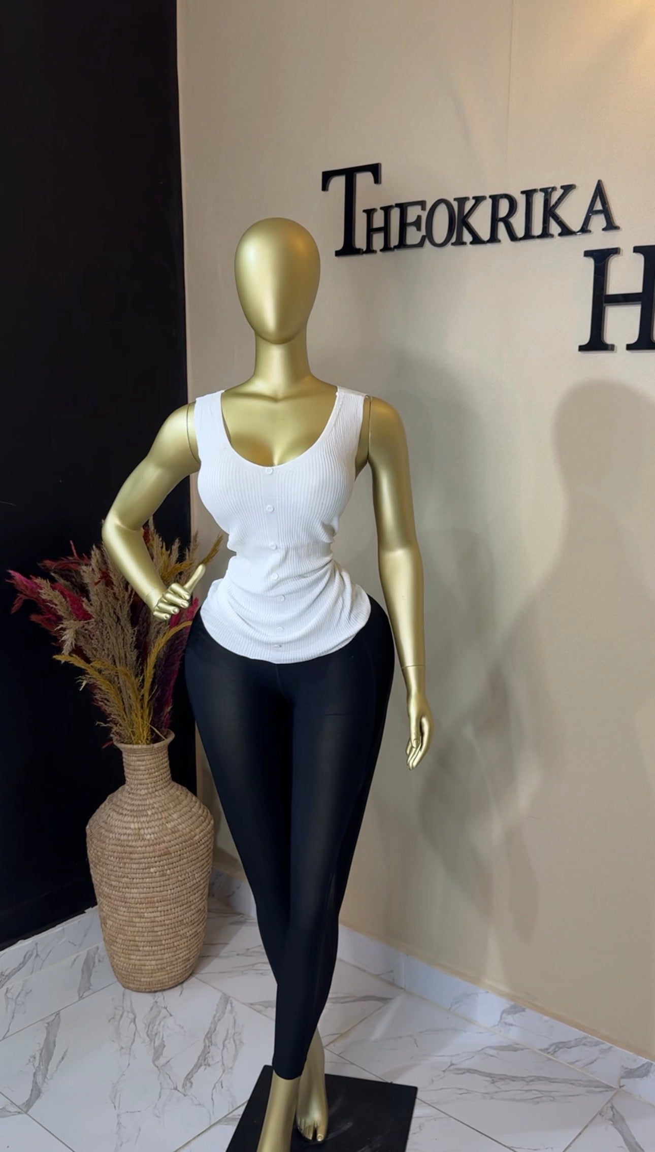Knitted Tank Top Size 12/14