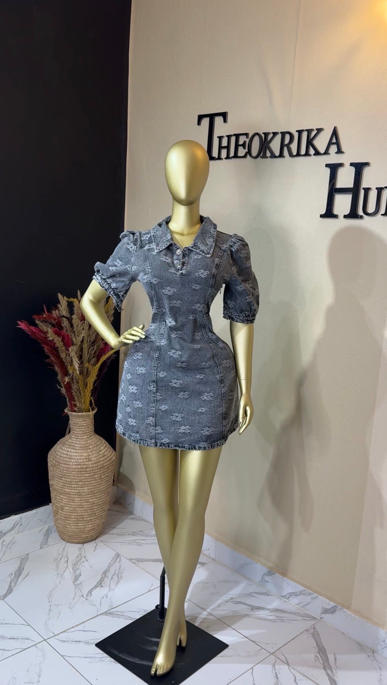 Denim dress size 10
