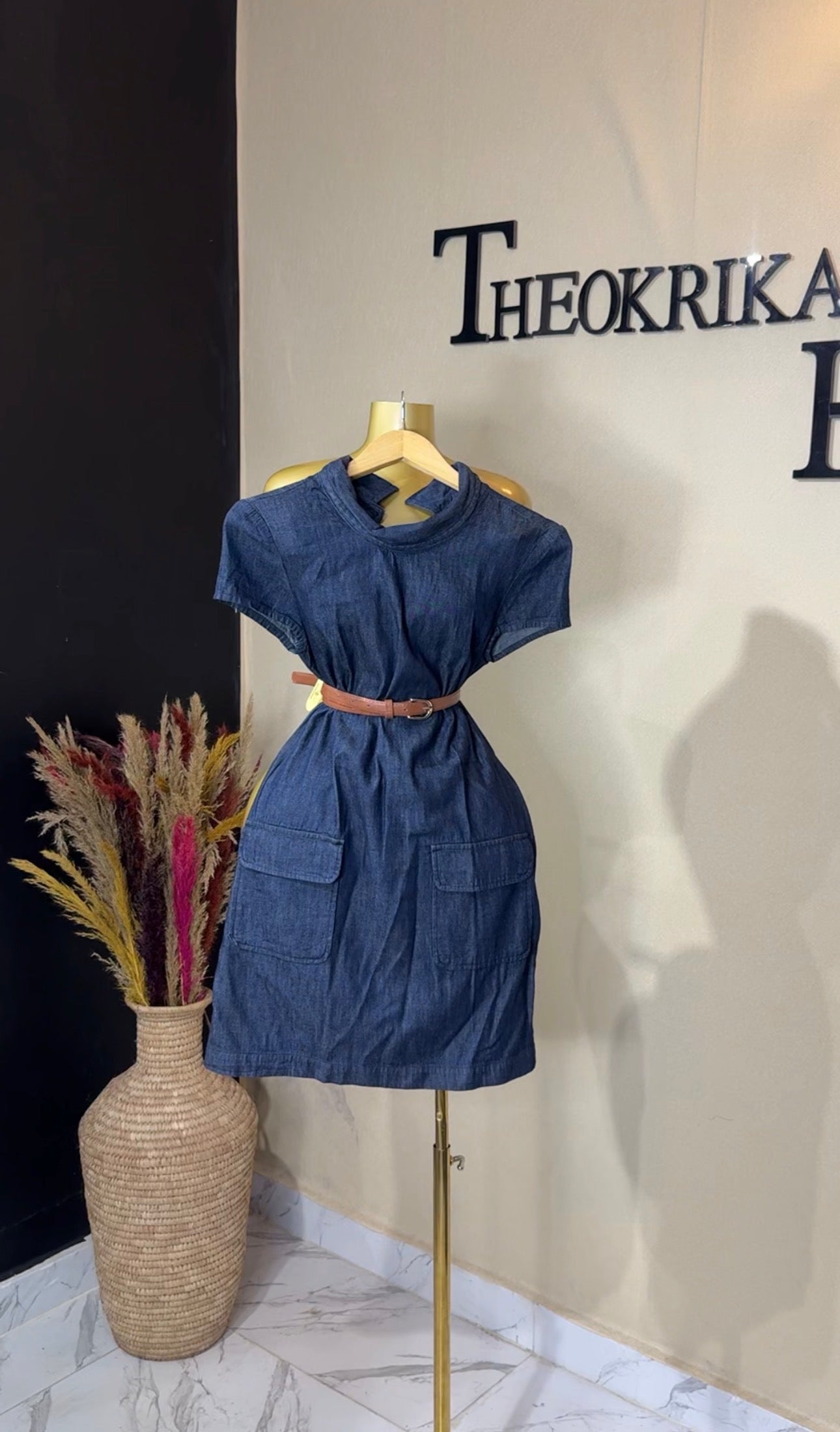 Denim dress size 10