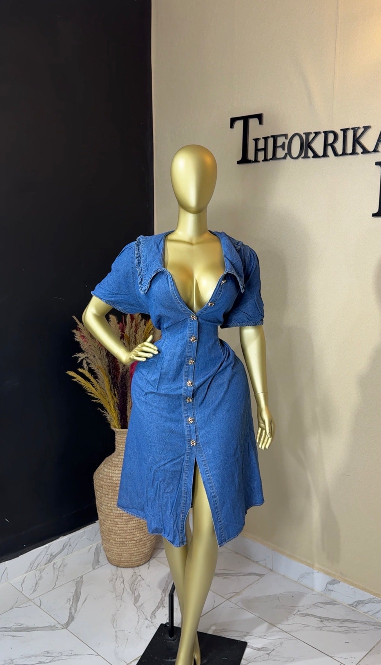 Denim dress size 24/26