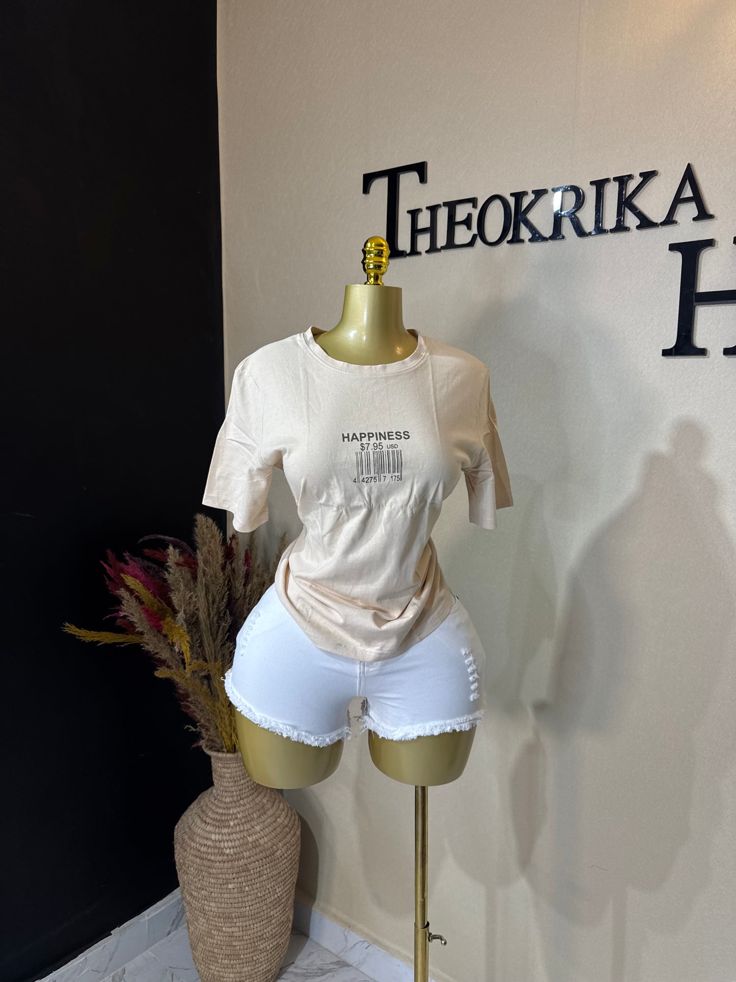 Roundneck top size 8