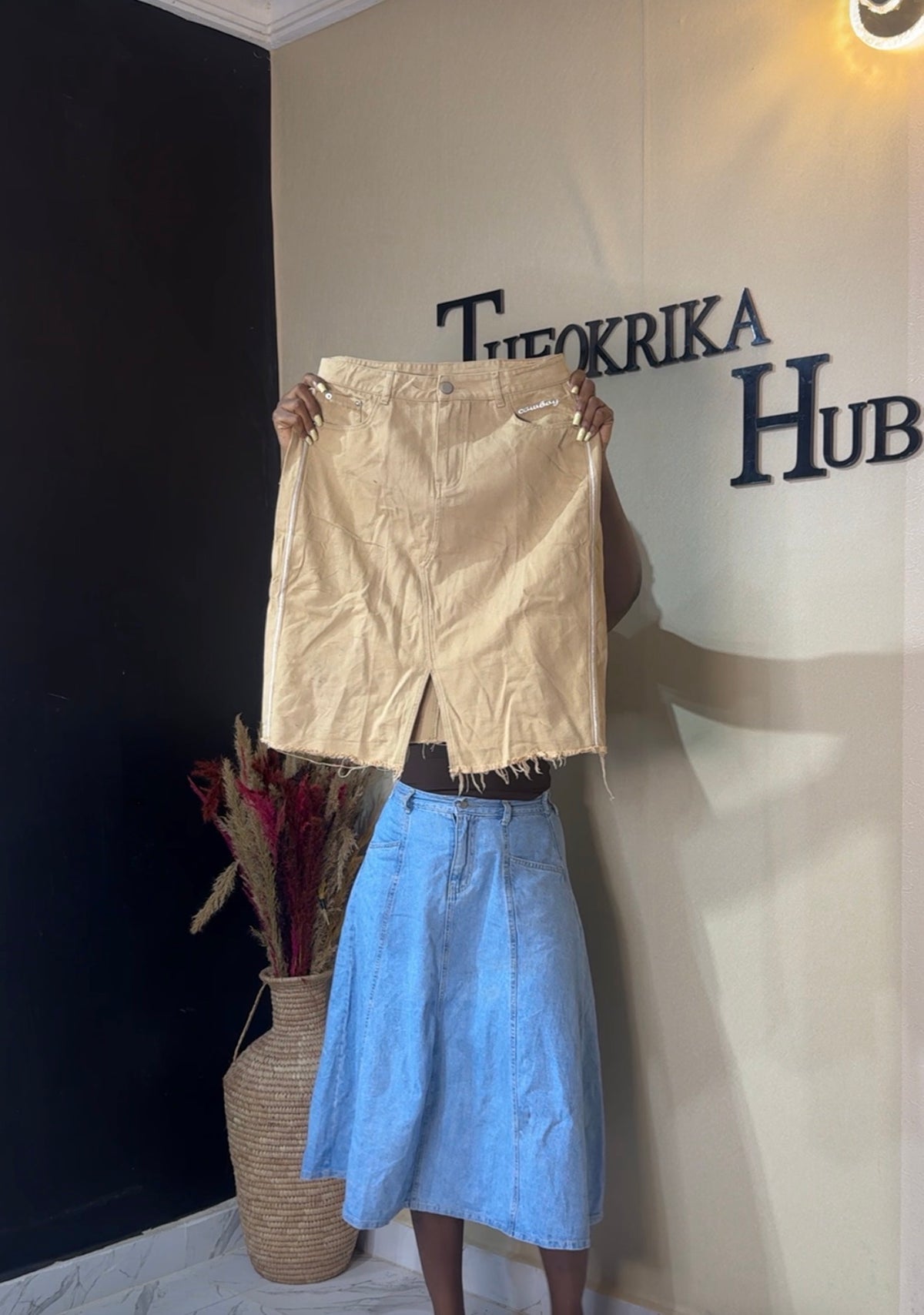 Denim skirt size 12/14