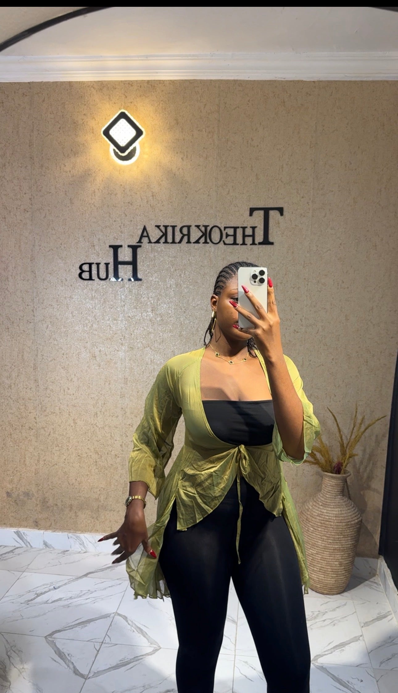 Chiffon Top size 8