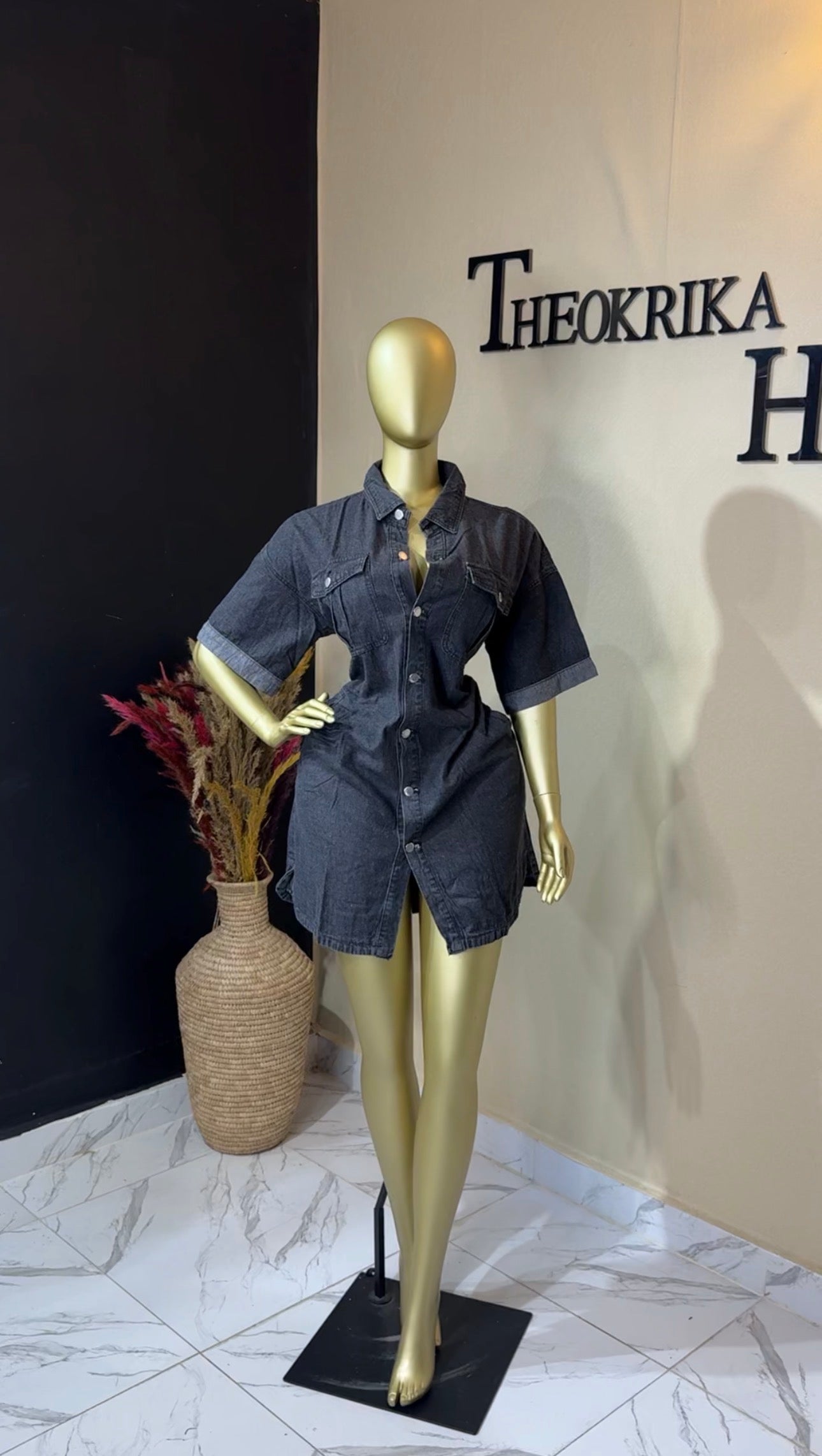 Denim dress size 18/20