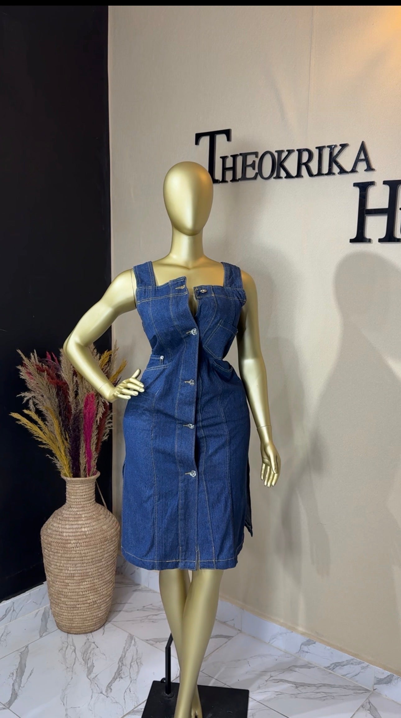 Denim dress size 10