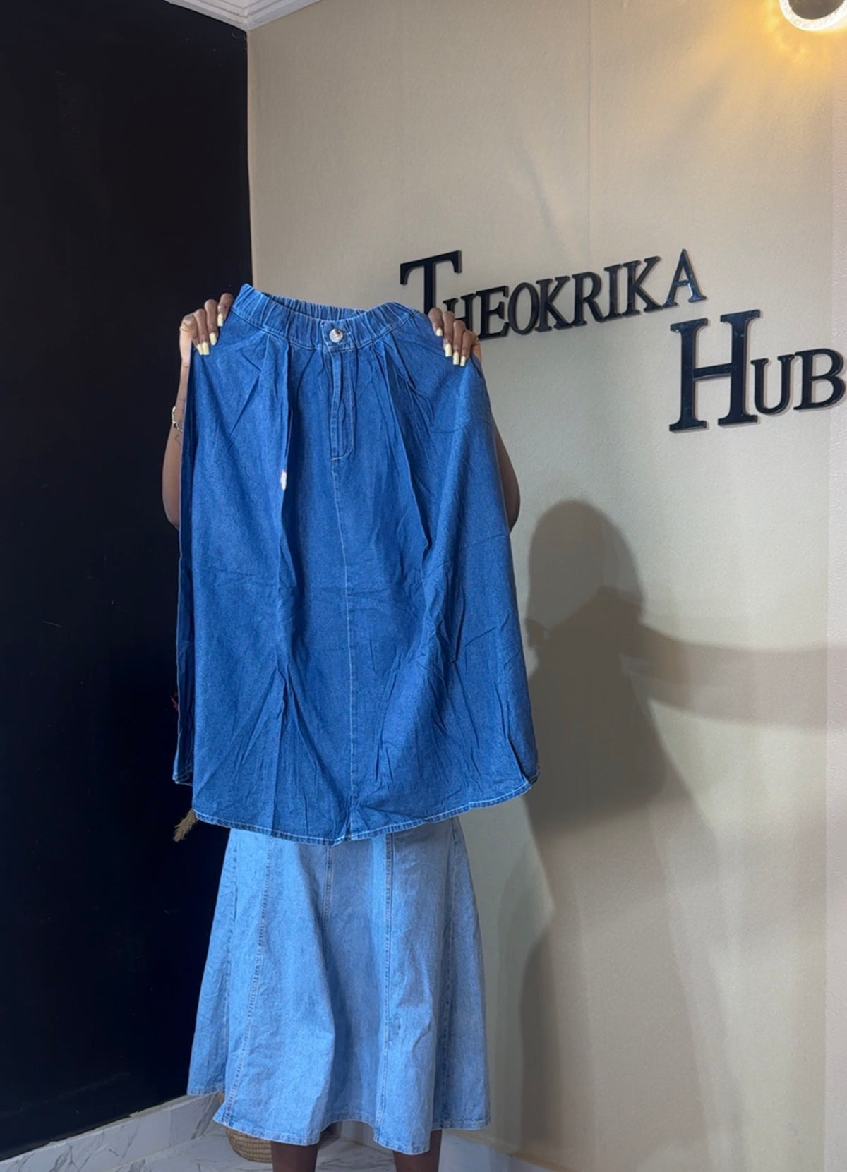 Denim skirt size 4/6
