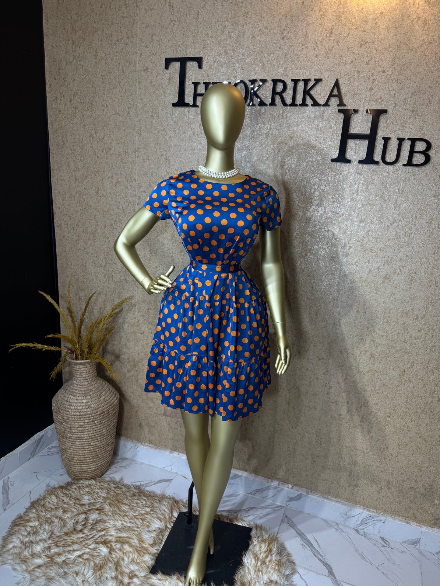 Midi silk dress size 14