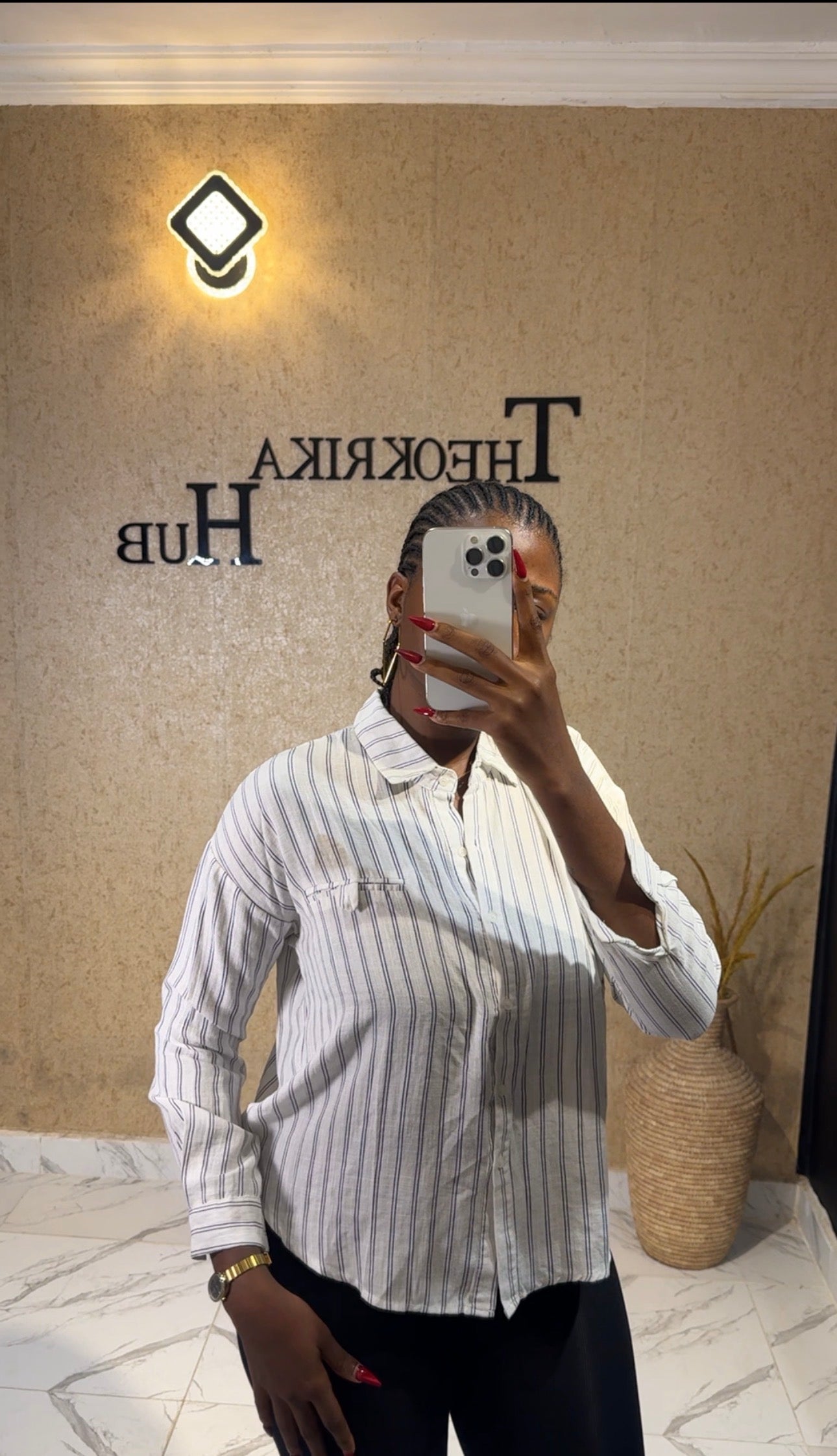 Stripped Shirt size 8