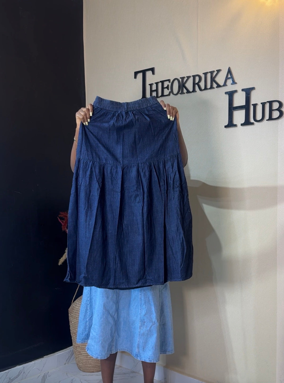 Denim skirt size 8/10/12/14