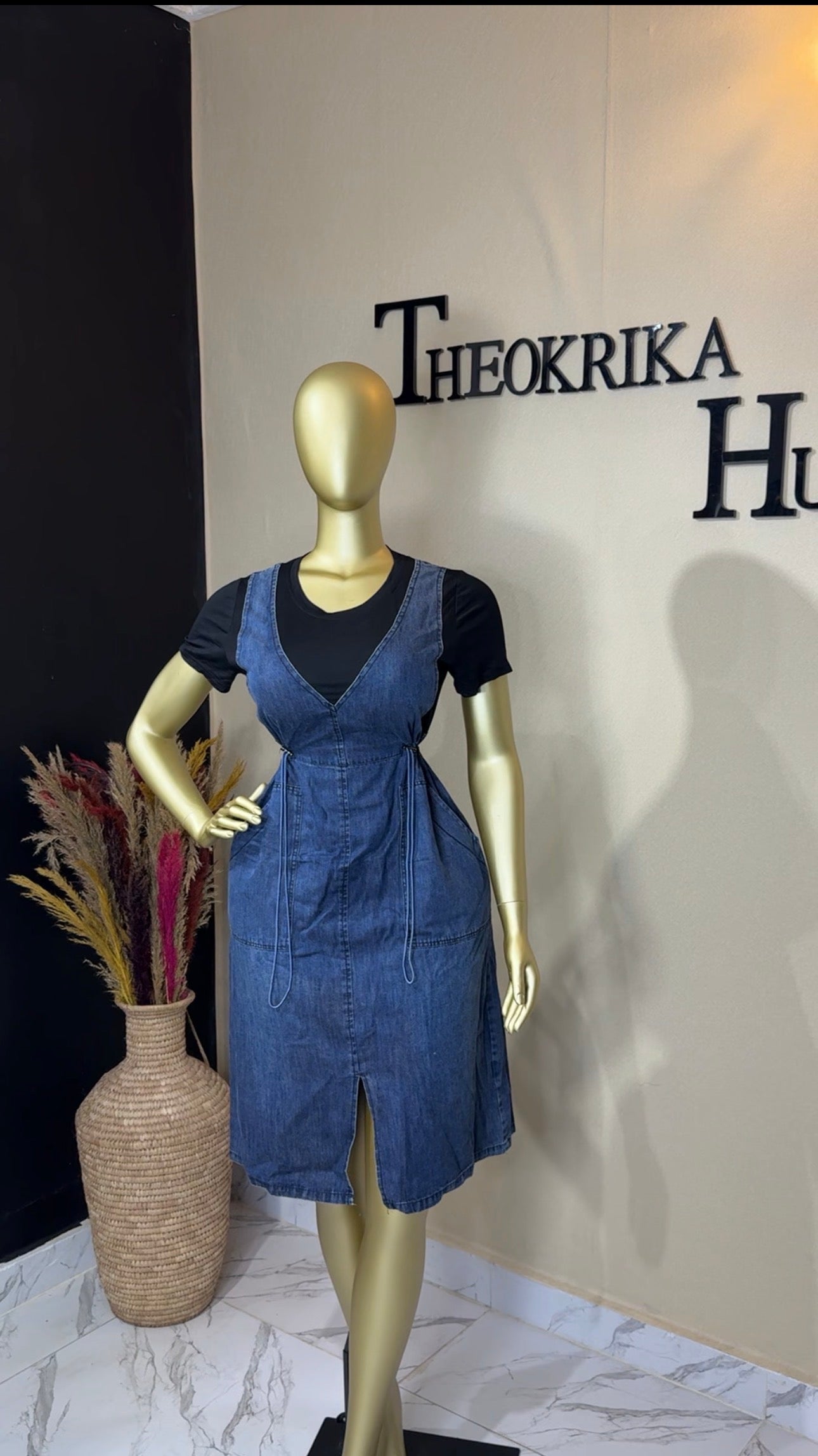 Denim dress size 12/14