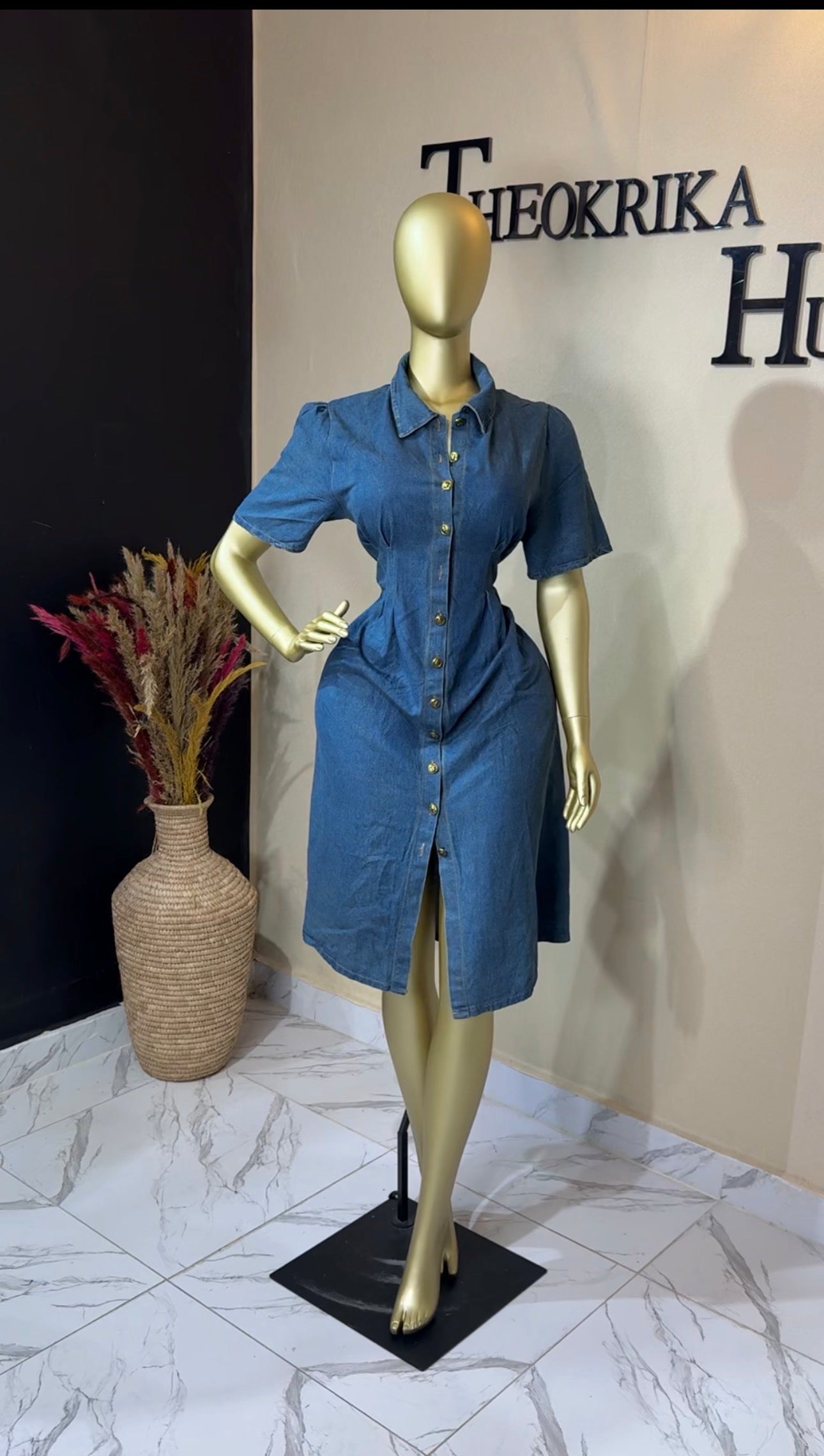 Denim dress size 18/20