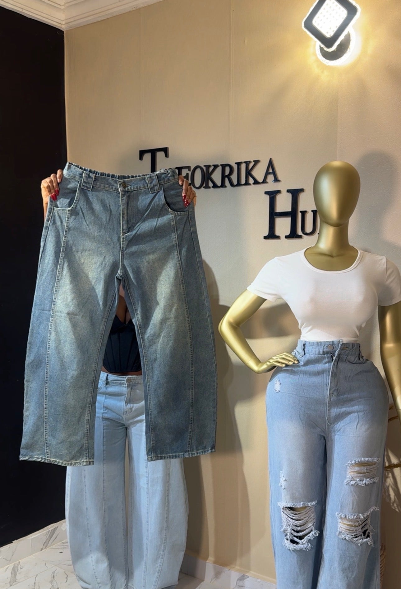 Barrel Jean size 12/14 L-43