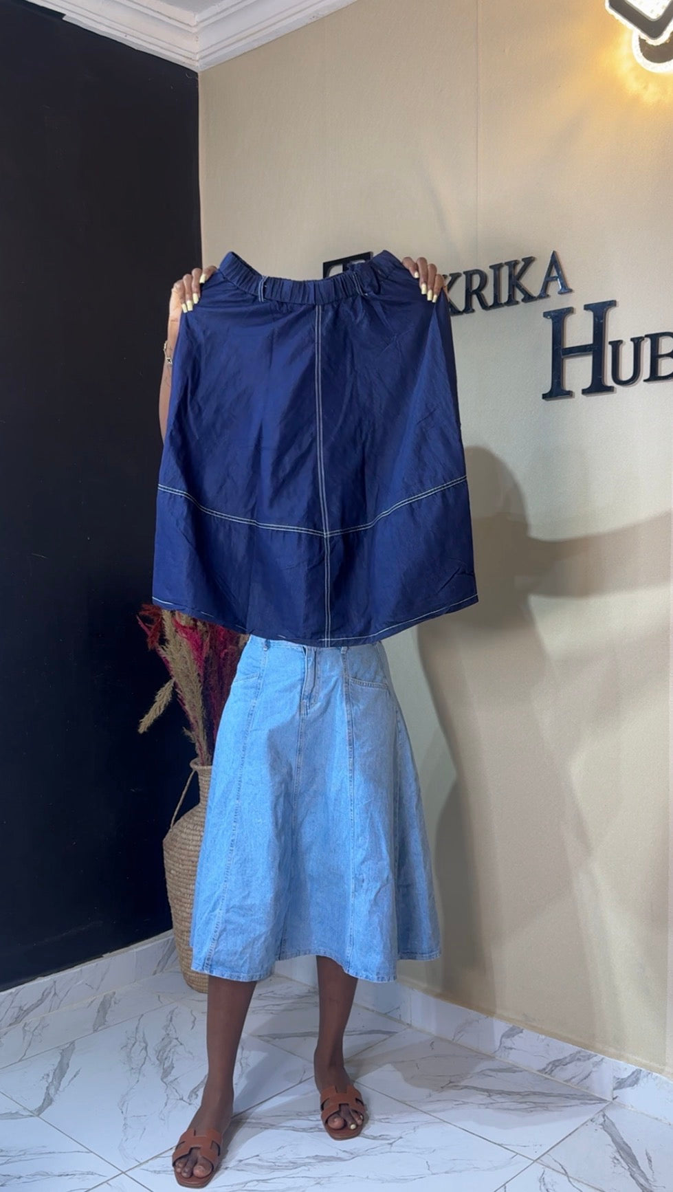 Denim skirt size 10/12
