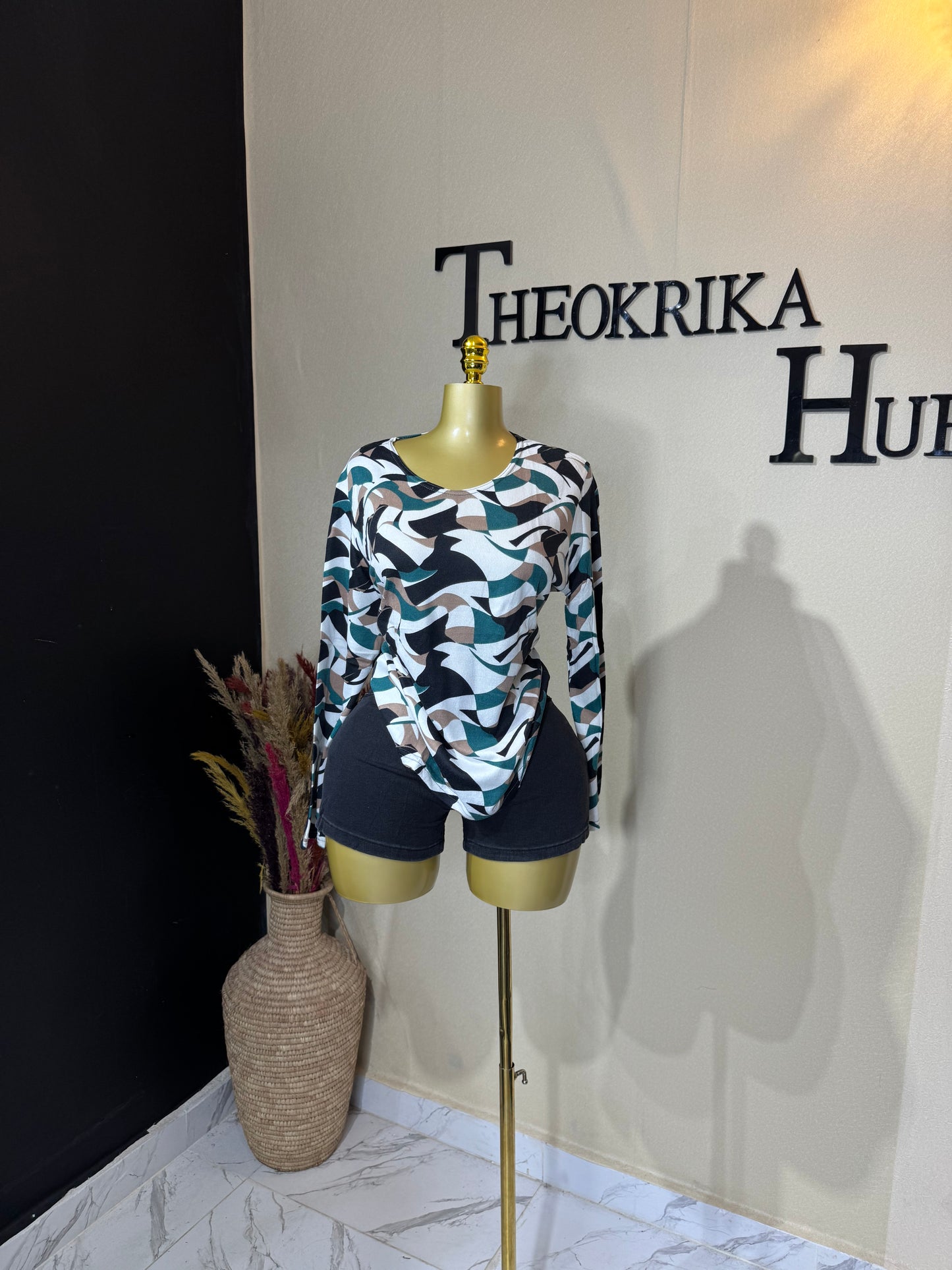 Knitted long sleeve size 12