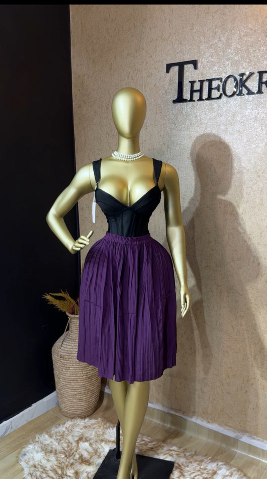 Midi poly skirt size 12