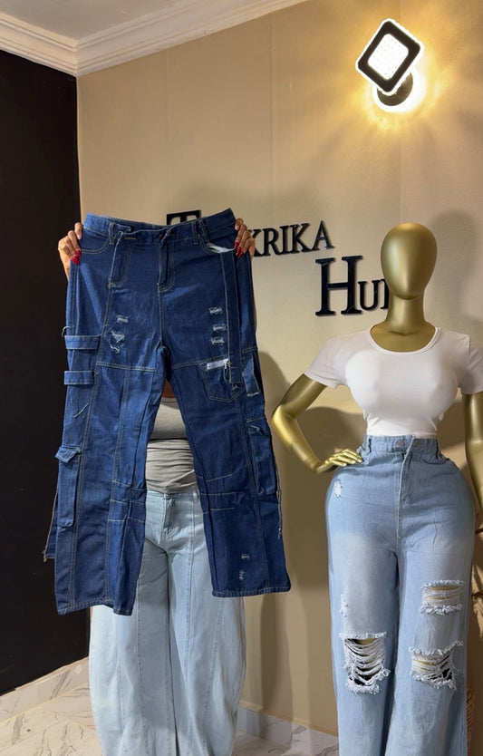 Cargo Boyfriend Jean size 12/1S14 L-44
