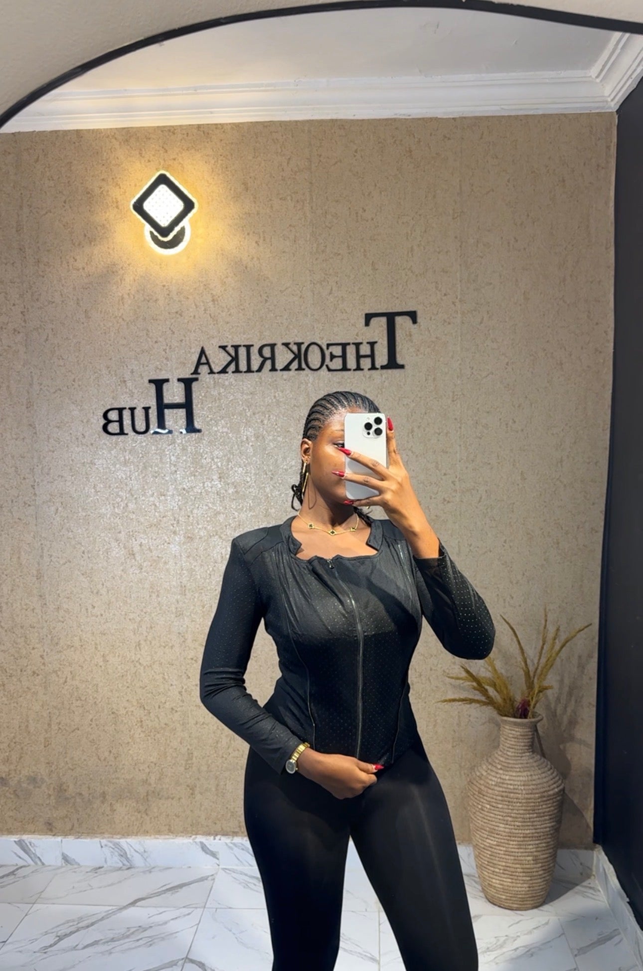 Leather Top size 8/10