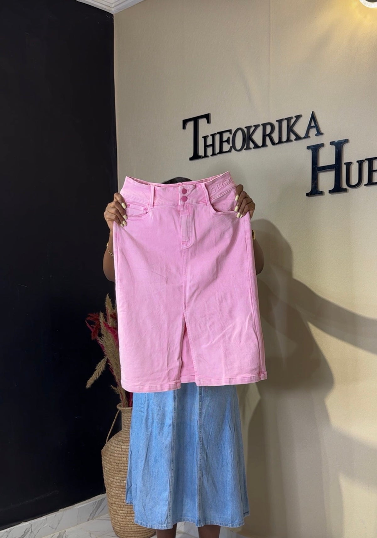 Denim skirt size 10/12/14