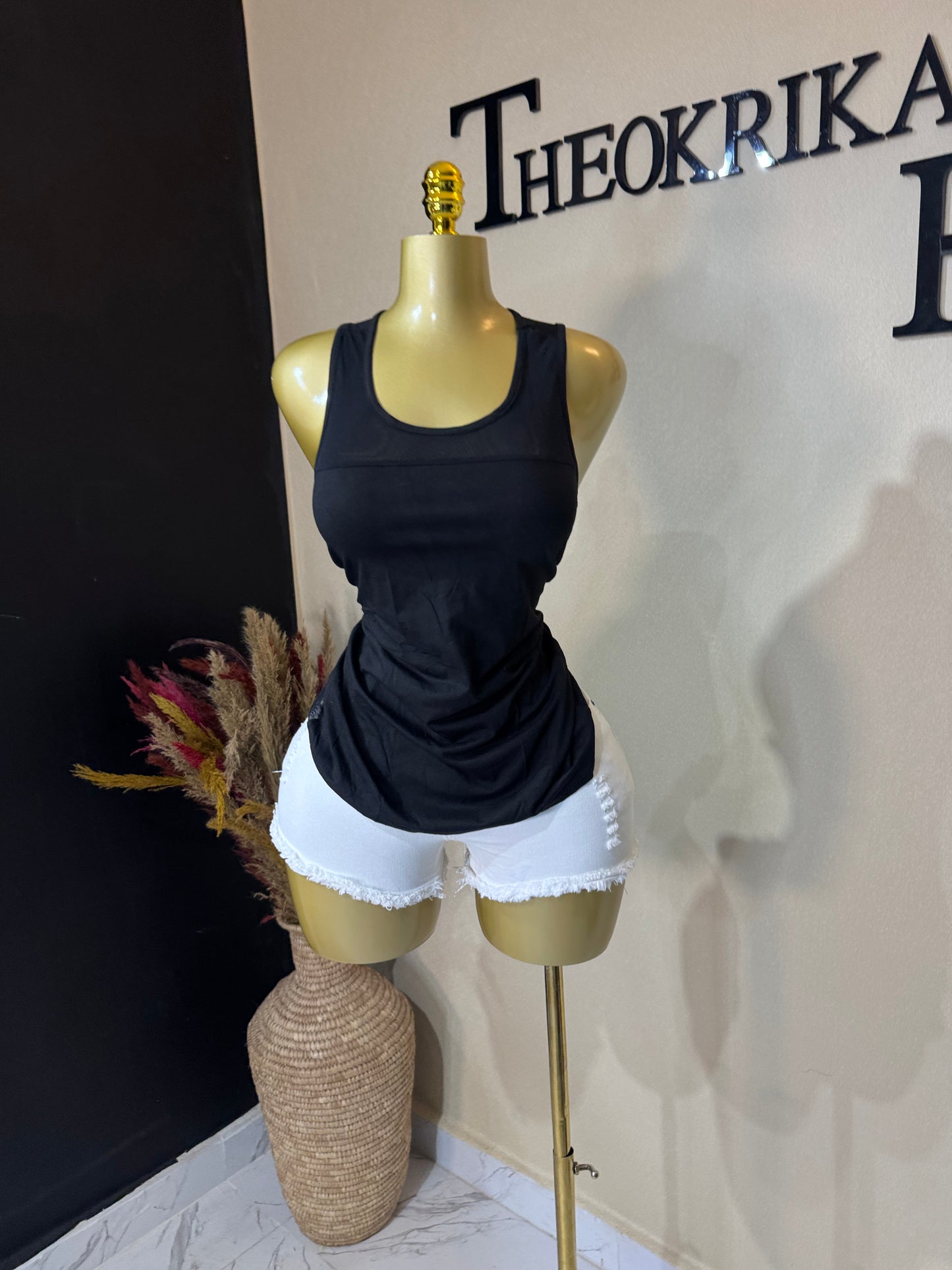 Tank top size 10- back is mesh