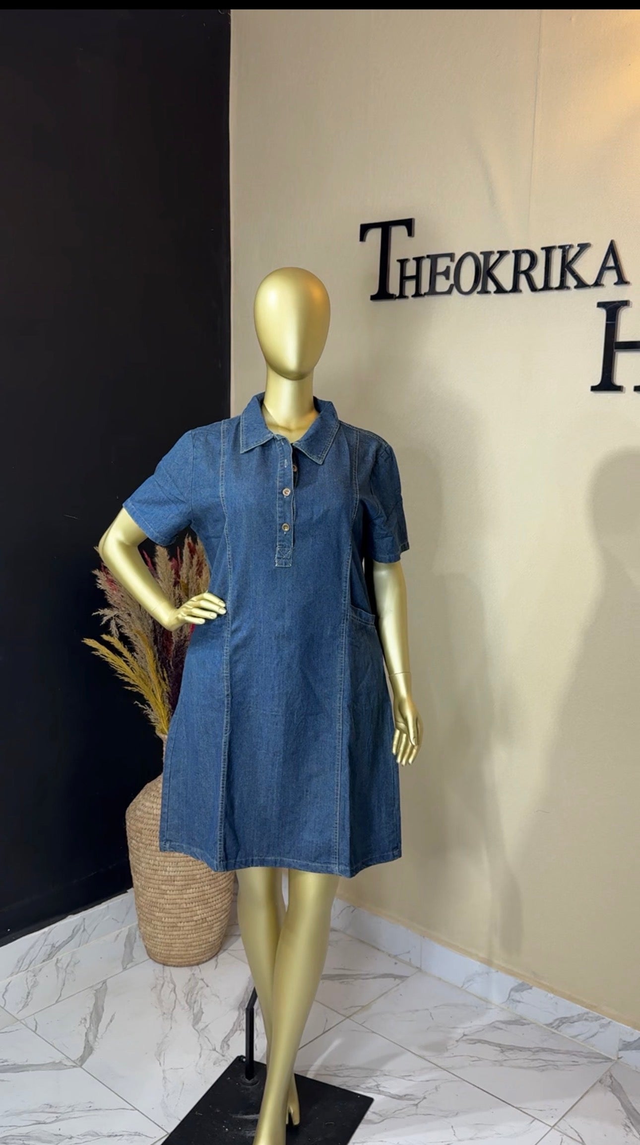 Denim dress size 18/20
