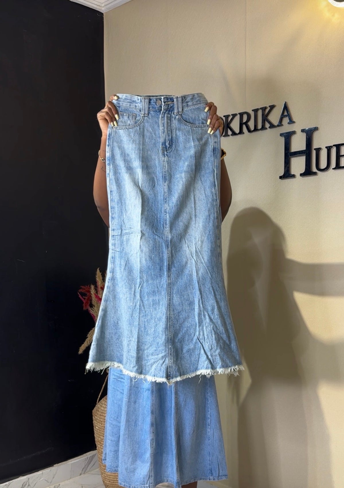 Denim skirt size 4/6