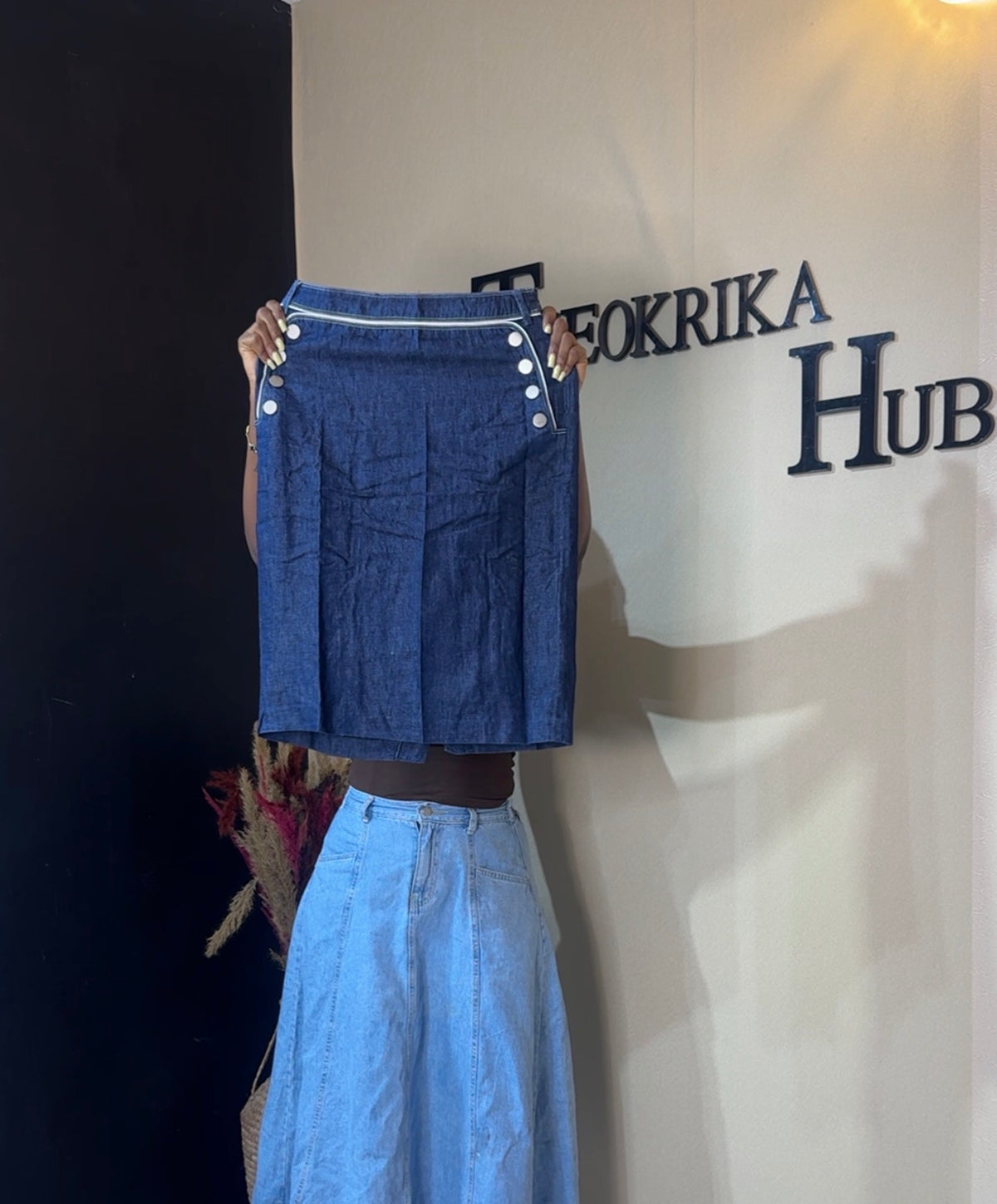 Denim skirt size 10
