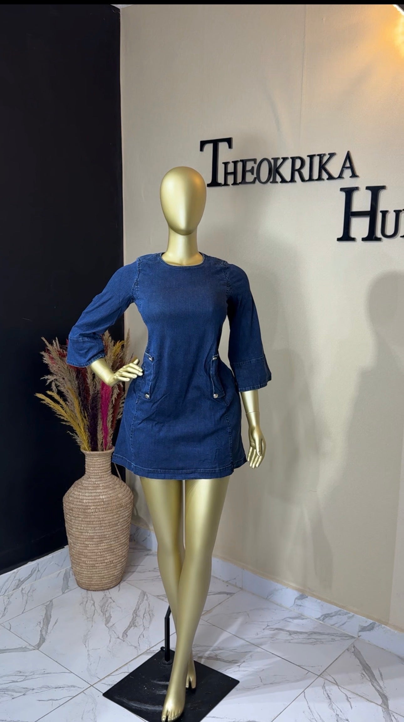 Denim dress size 12/14