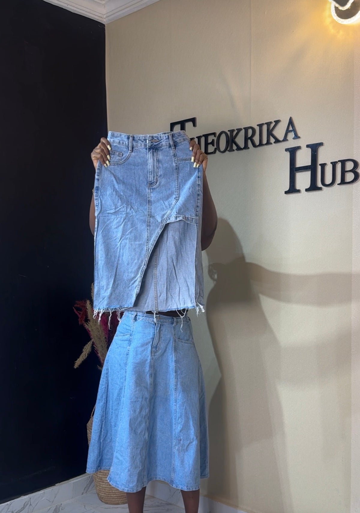 Denim skirt size 4/6