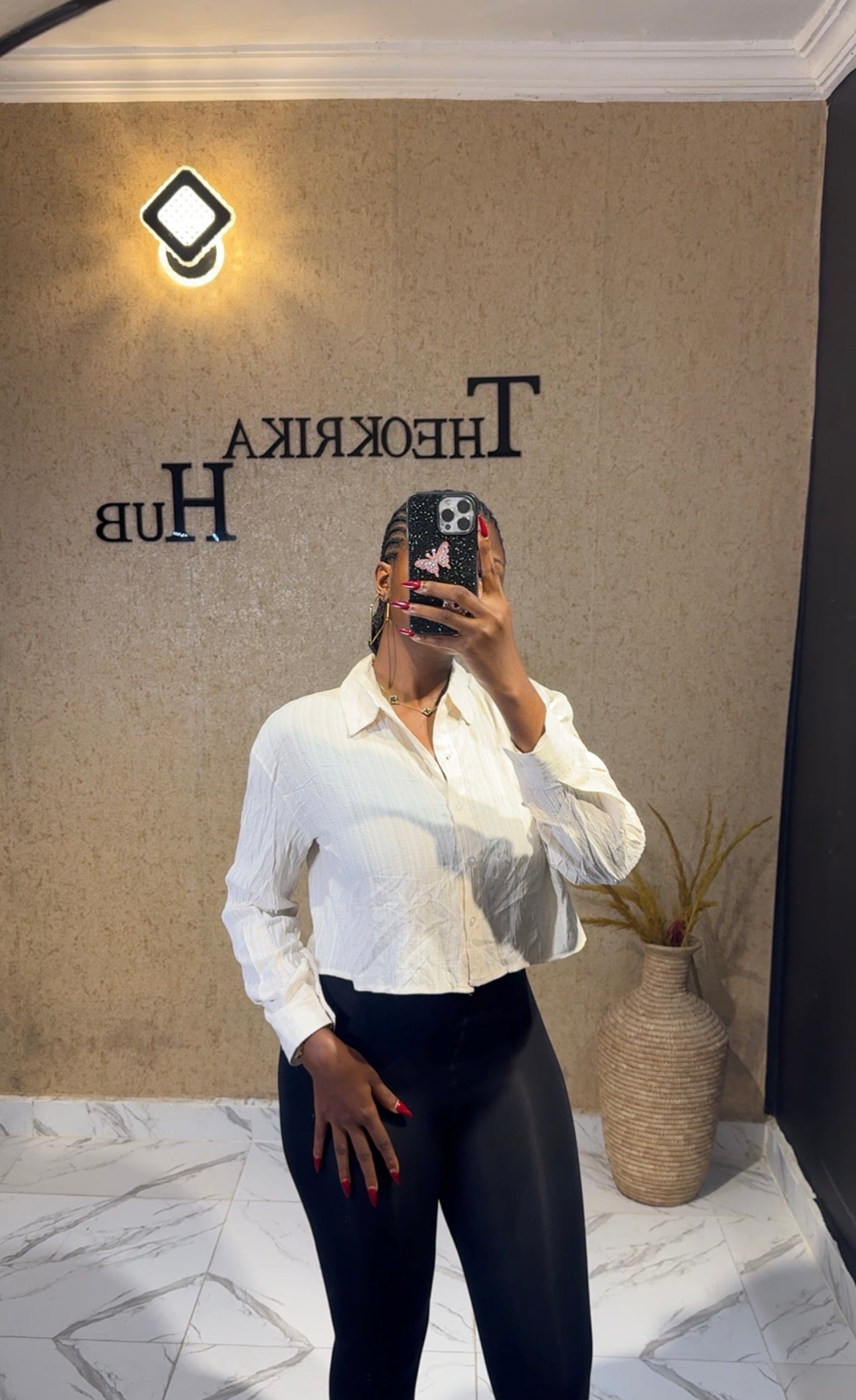 Cropped Shirt size 10/12