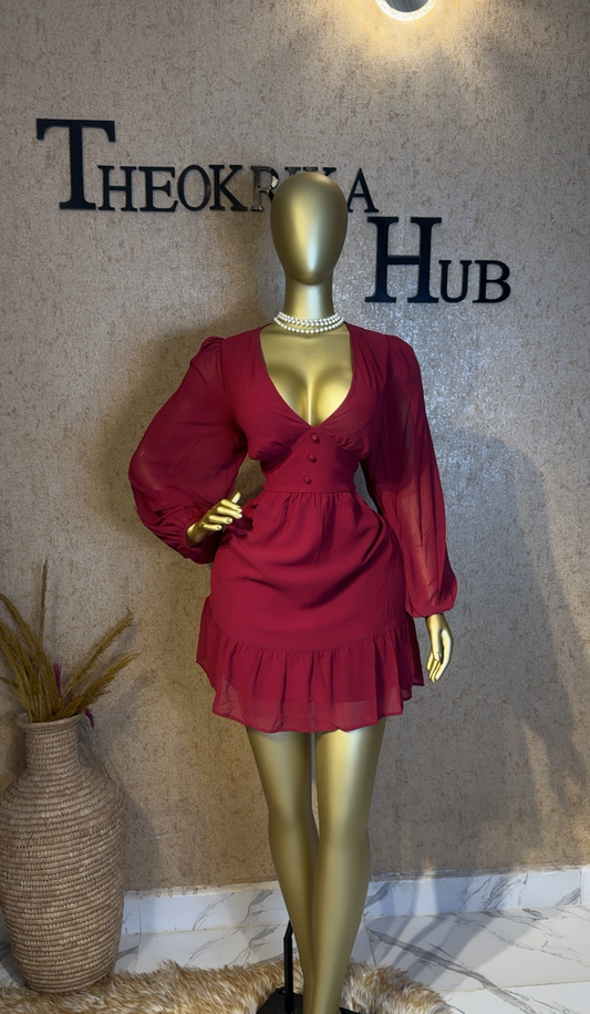Chiffon dress size 14/16
