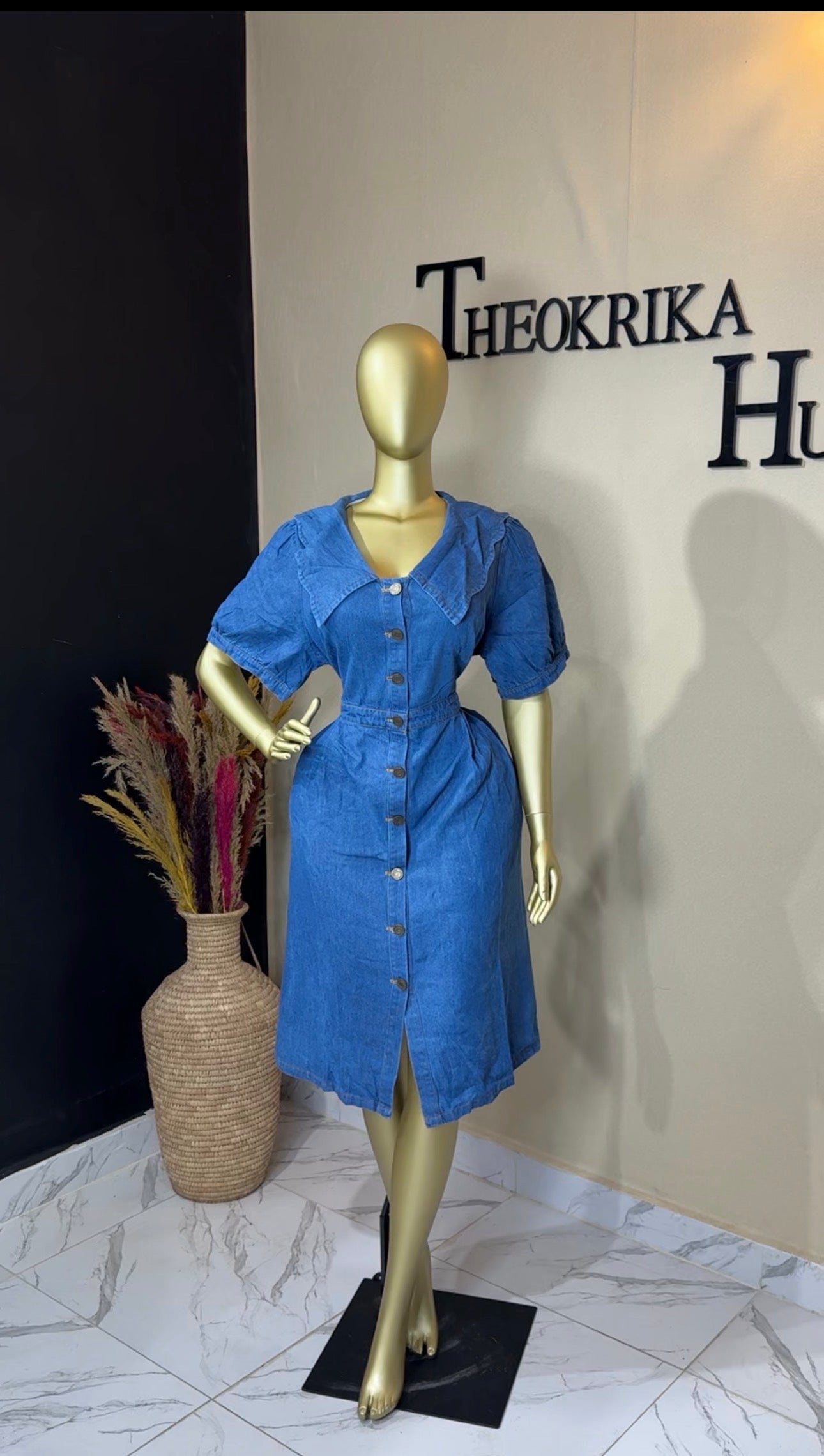 Denim dress size 22/24