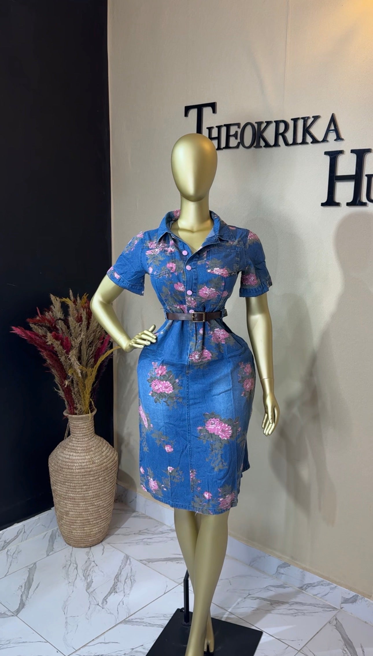 Denim dress size 12